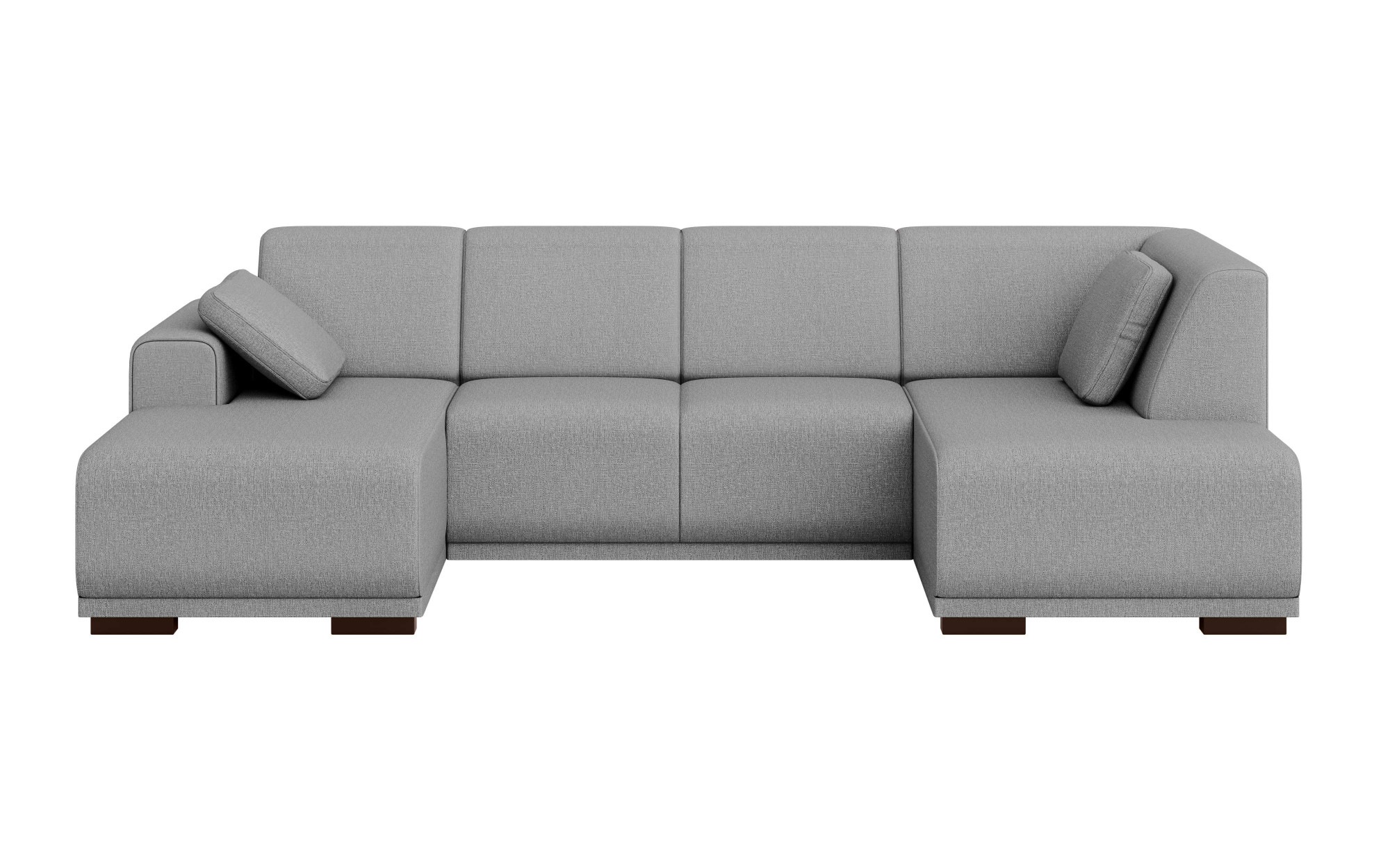 Home affaire Wohnlandschaft »BORNHOLM U-Form mit Recamiere rechts/links, B/T/H: 300/162/85 cm«, U-Form mit Wellenunterfederung, Recamiere rechts oder links bestellbar