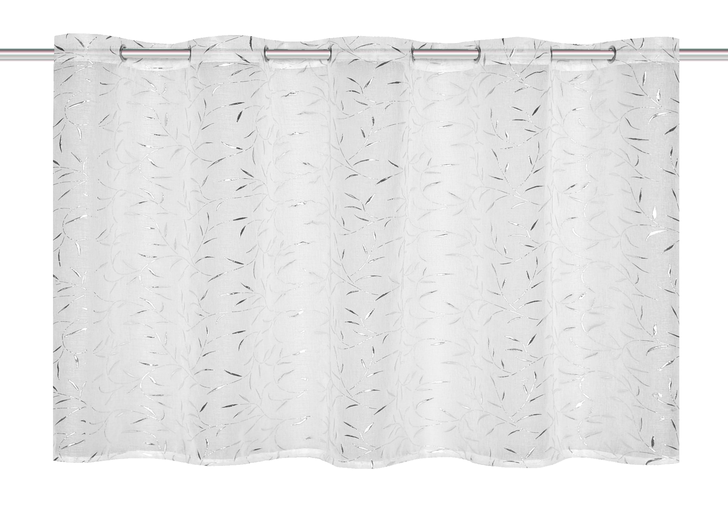 HOME WOHNIDEEN Scheibengardine »RIALMO« 1 Stk. tlg. Pastendruck