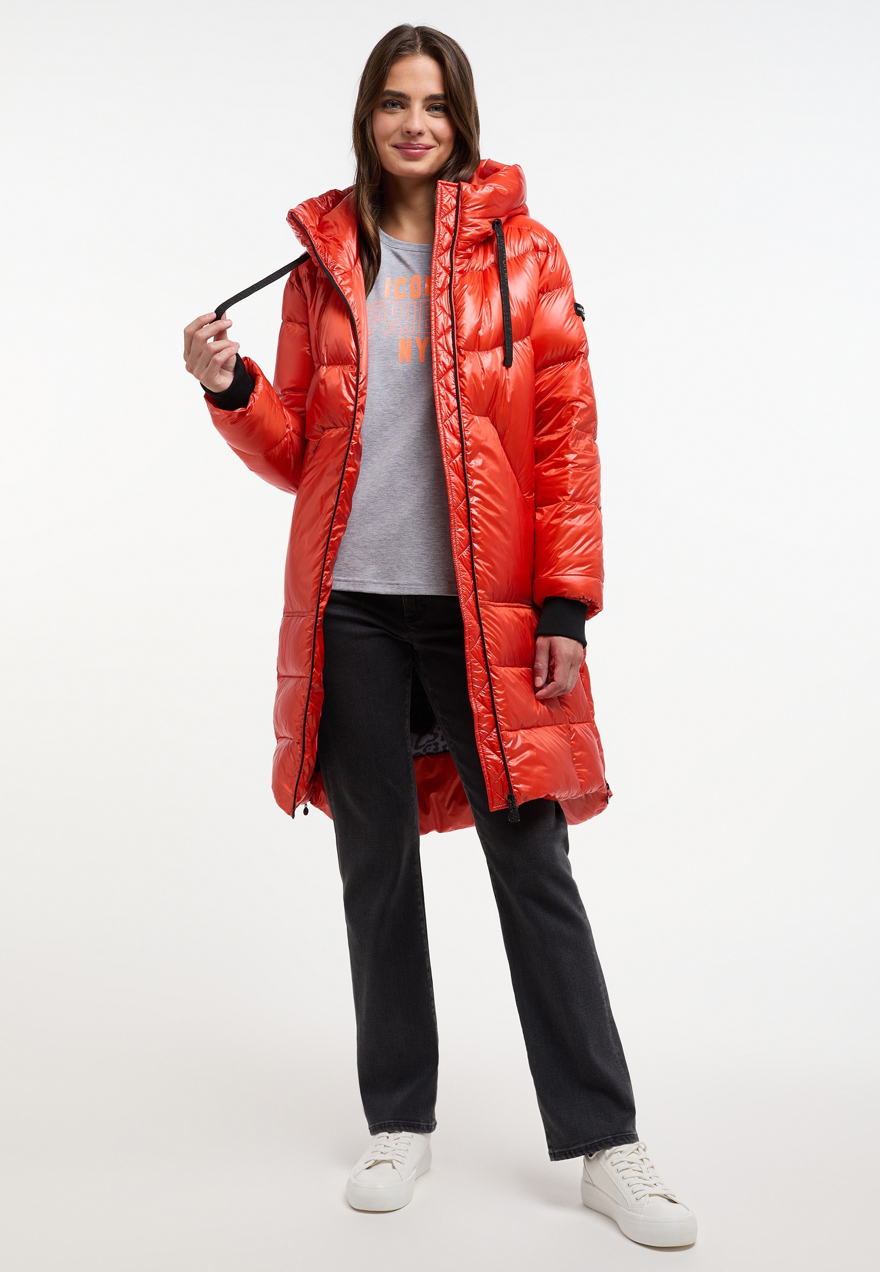 Frieda & Freddies Langmantel »Thermolite Coat / Twister 2«, mit Kapuze