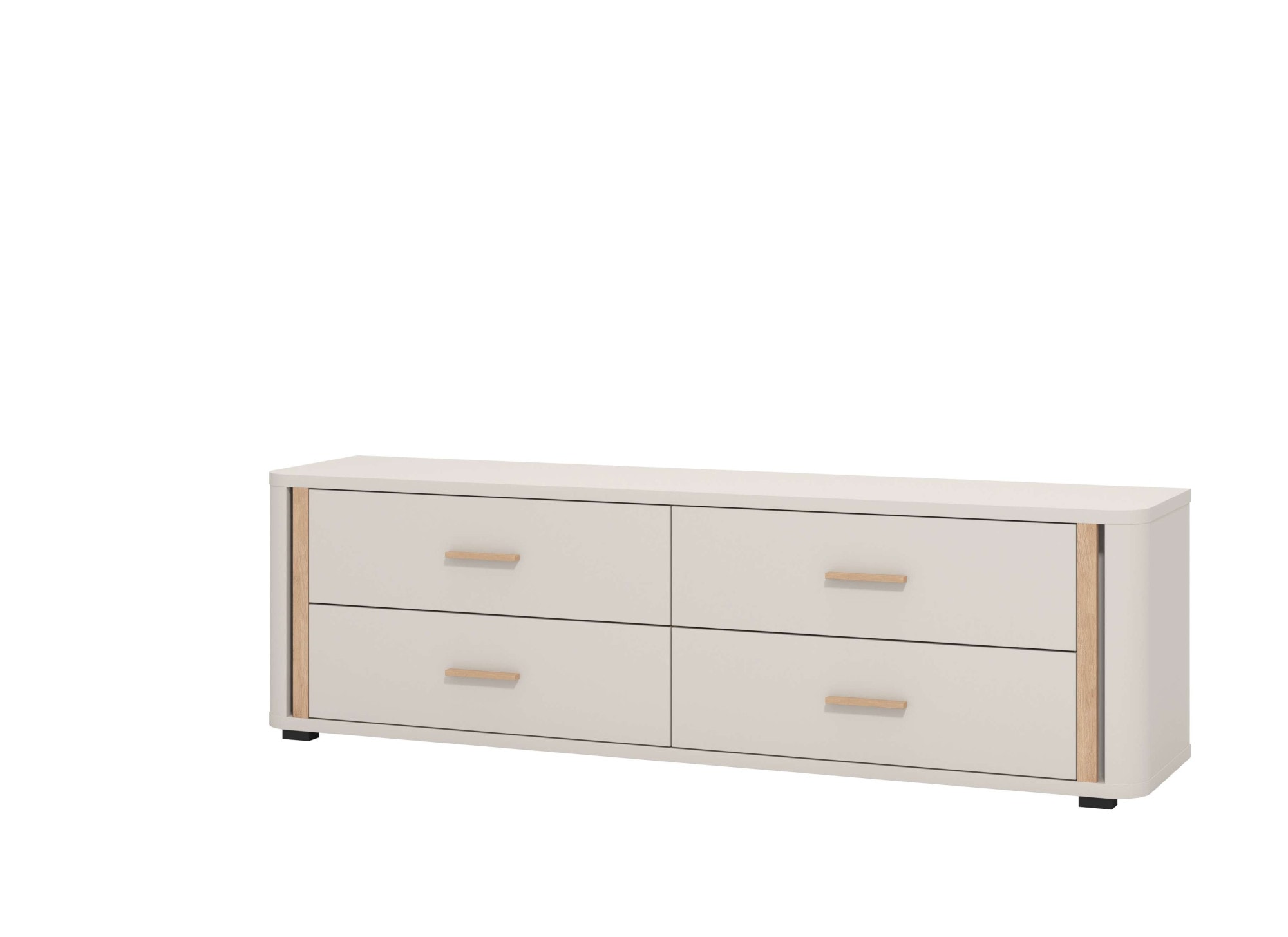 INOSIGN TV-Bank »York, TV-Kommode, TV-Schrank, TV-Bank«, mit 4 geräumigen Schubladen, Breite 176,5 cm, wandmontage