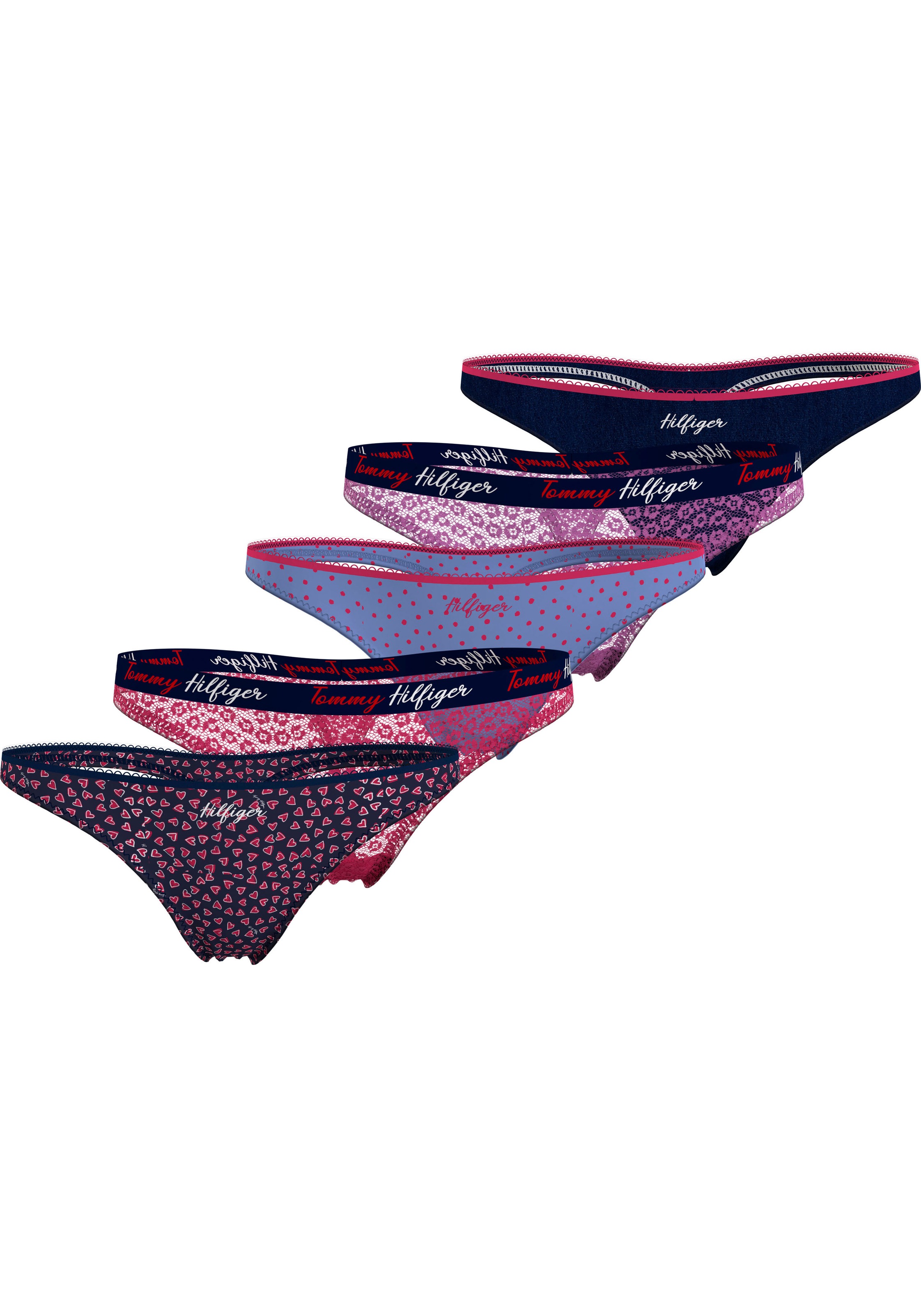 Tommy Hilfiger Underwear Stringpanty, (Set, 5 St., 5er-Pack), mit Logodruck kaufen