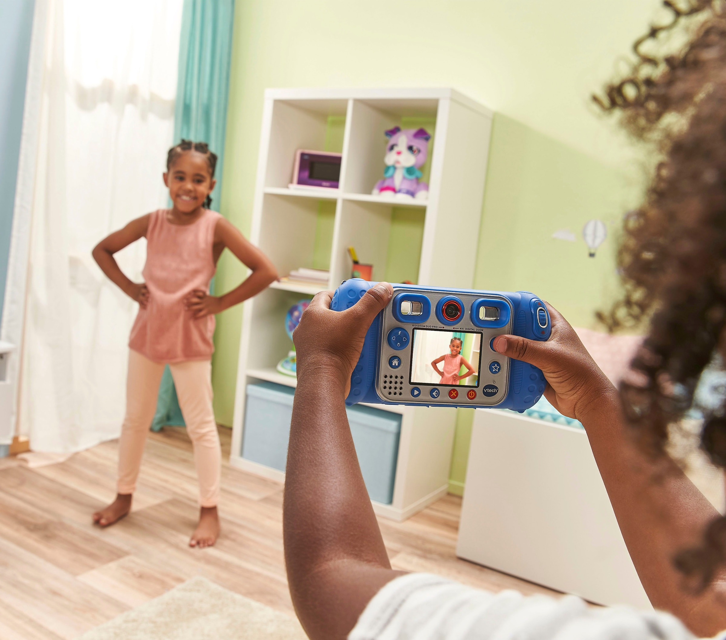 Vtech® Kinderkamera »KidiZoom Duo Pro, blau«, inklusive Tragetasche | BAUR