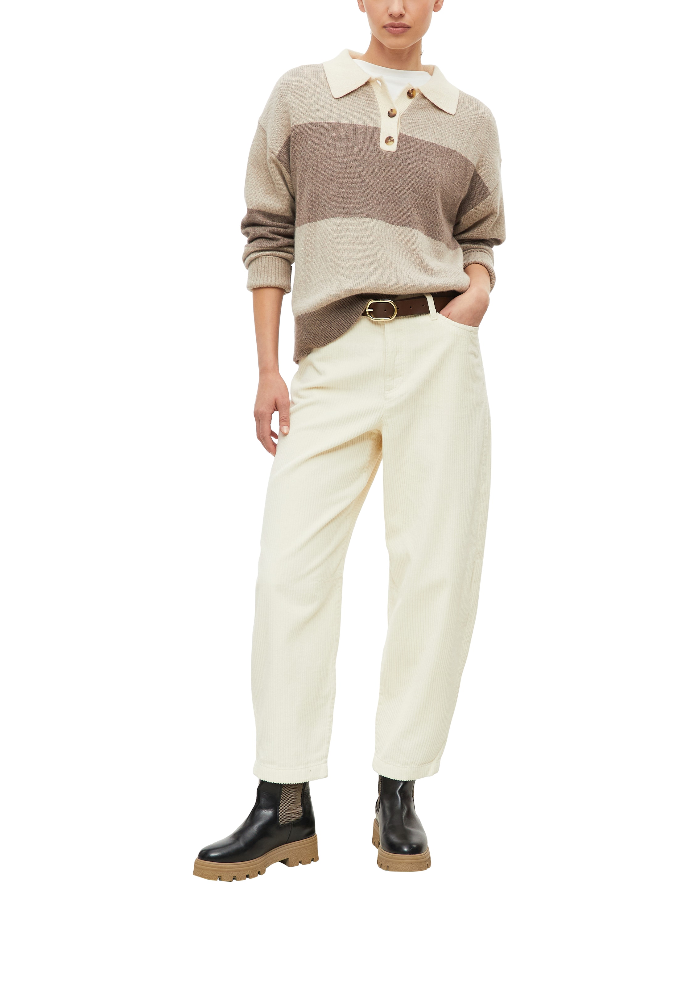 s.Oliver Cordhose  im 5-Pocket-Style / Barrel Leg