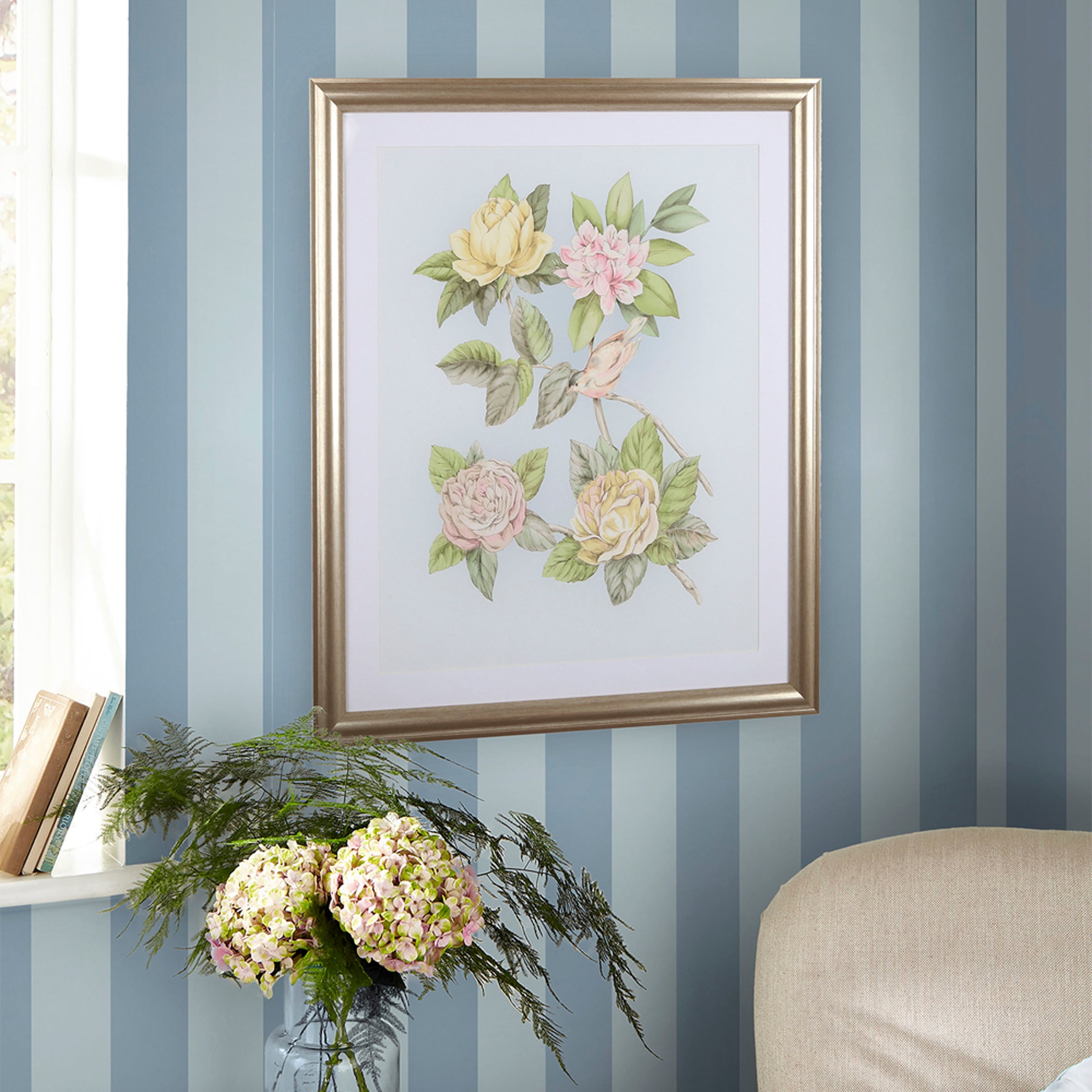 LAURA ASHLEY Vliestapete »Lille Matt Stripe«, Motiv, Motiv