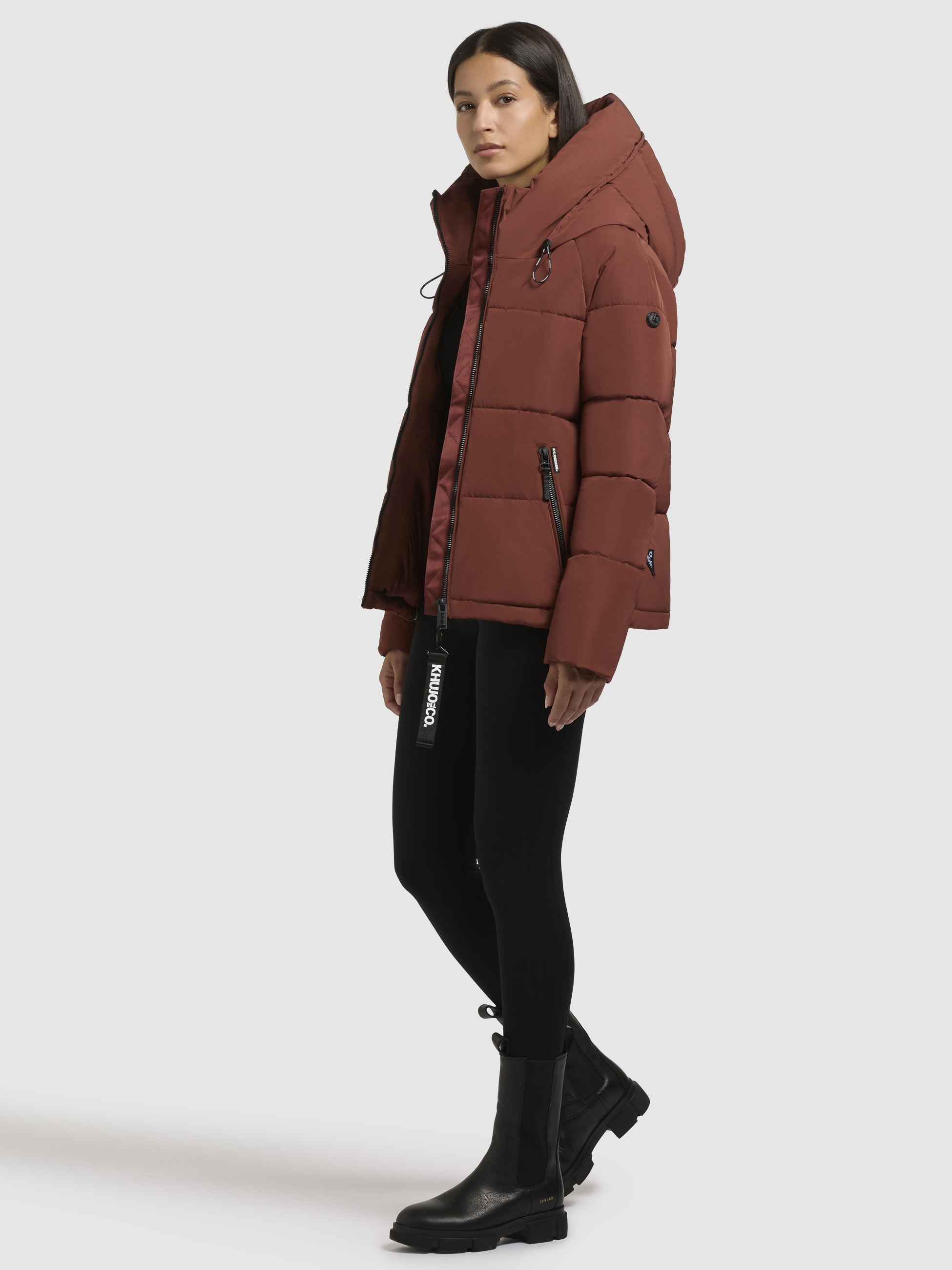 khujo Steppjacke »SUME«, mit Kapuze
