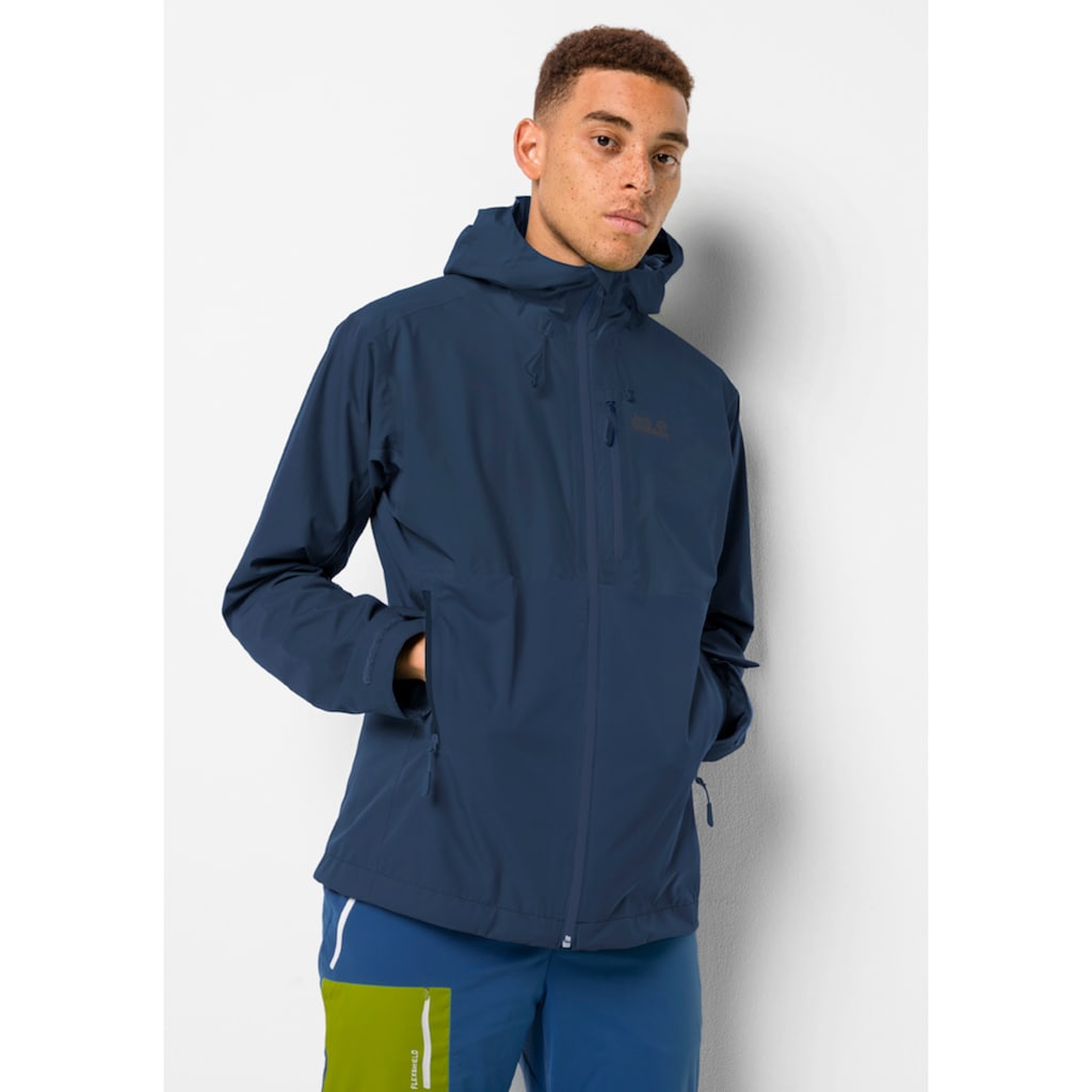 Jack Wolfskin Funktionsjacke »EAGLE PEAK JACKET M«, mit Kapuze