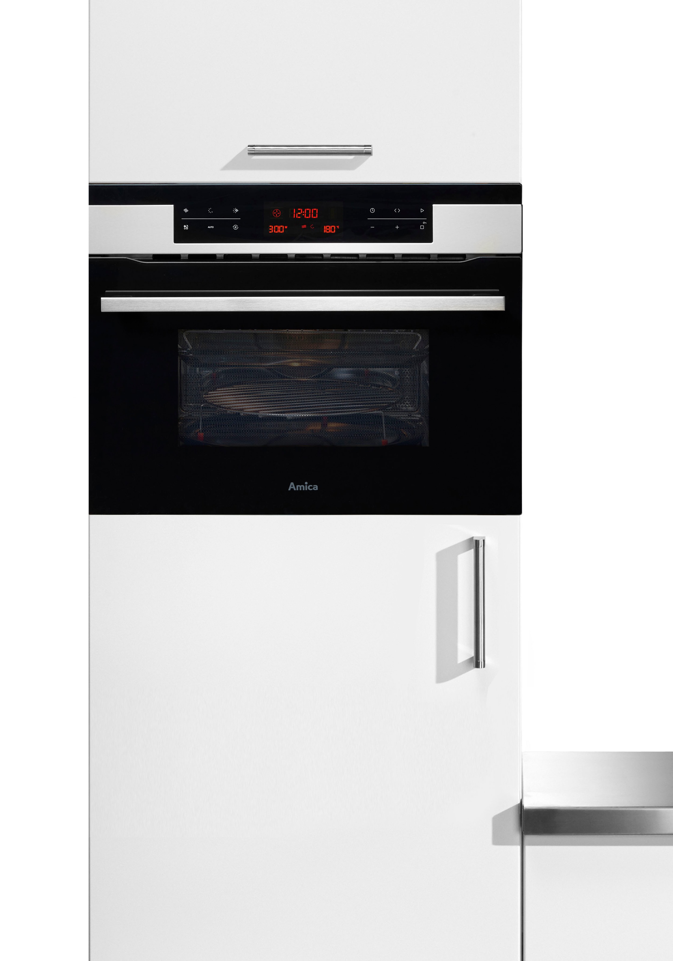 Amica Backofen mit Mikrowelle "EBC 841 600 E" 13 Automatikprogramme anhand günstig online kaufen