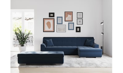 Ecksofa »Treviso viele Bezüge, auch in Cord, Schlafsofa, B/T/H: 267/80/83 cm«