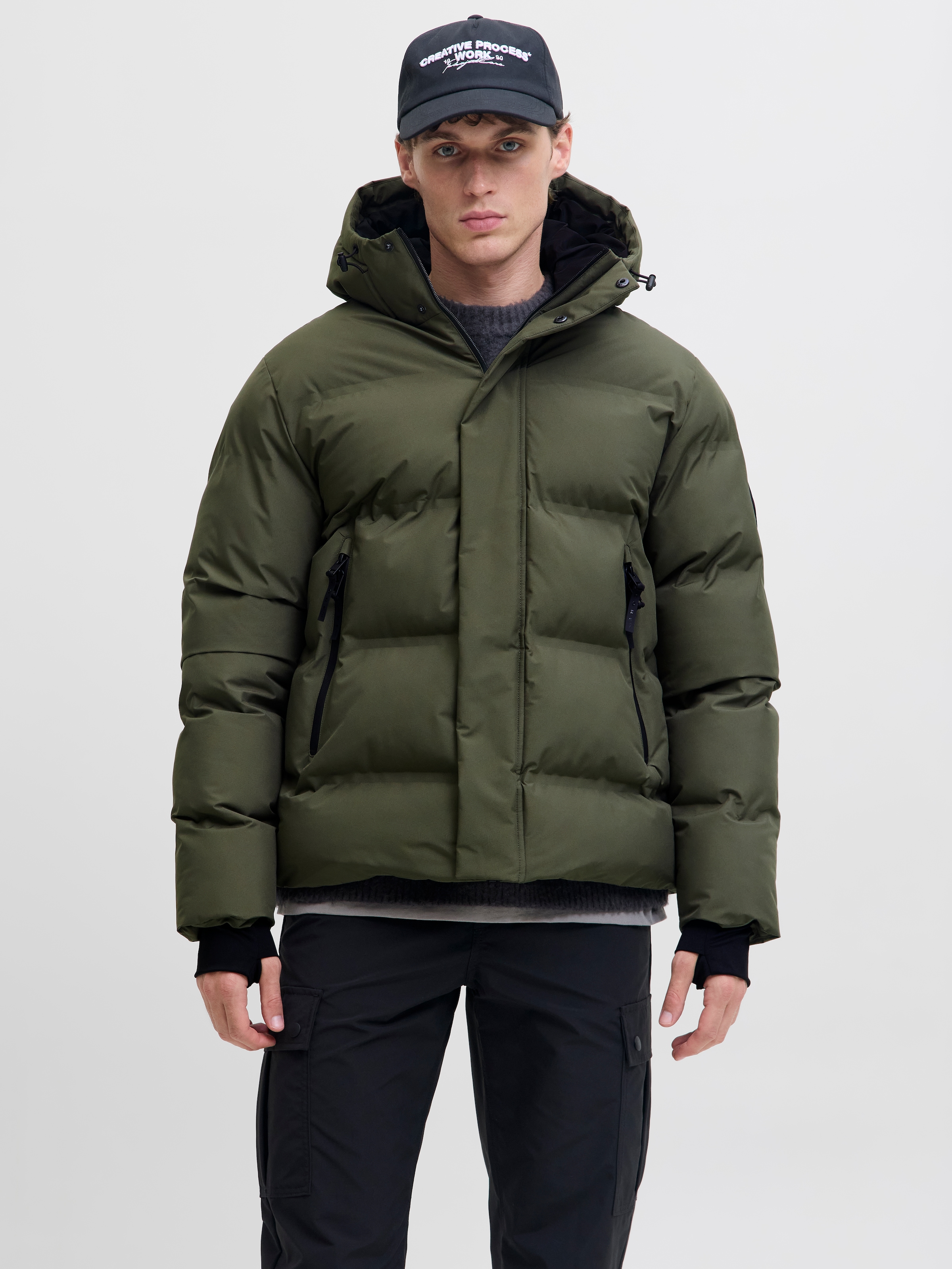 Jack & Jones Steppjacke "JCOFUSION PUFFER JACKET" mit Kapuze günstig online kaufen