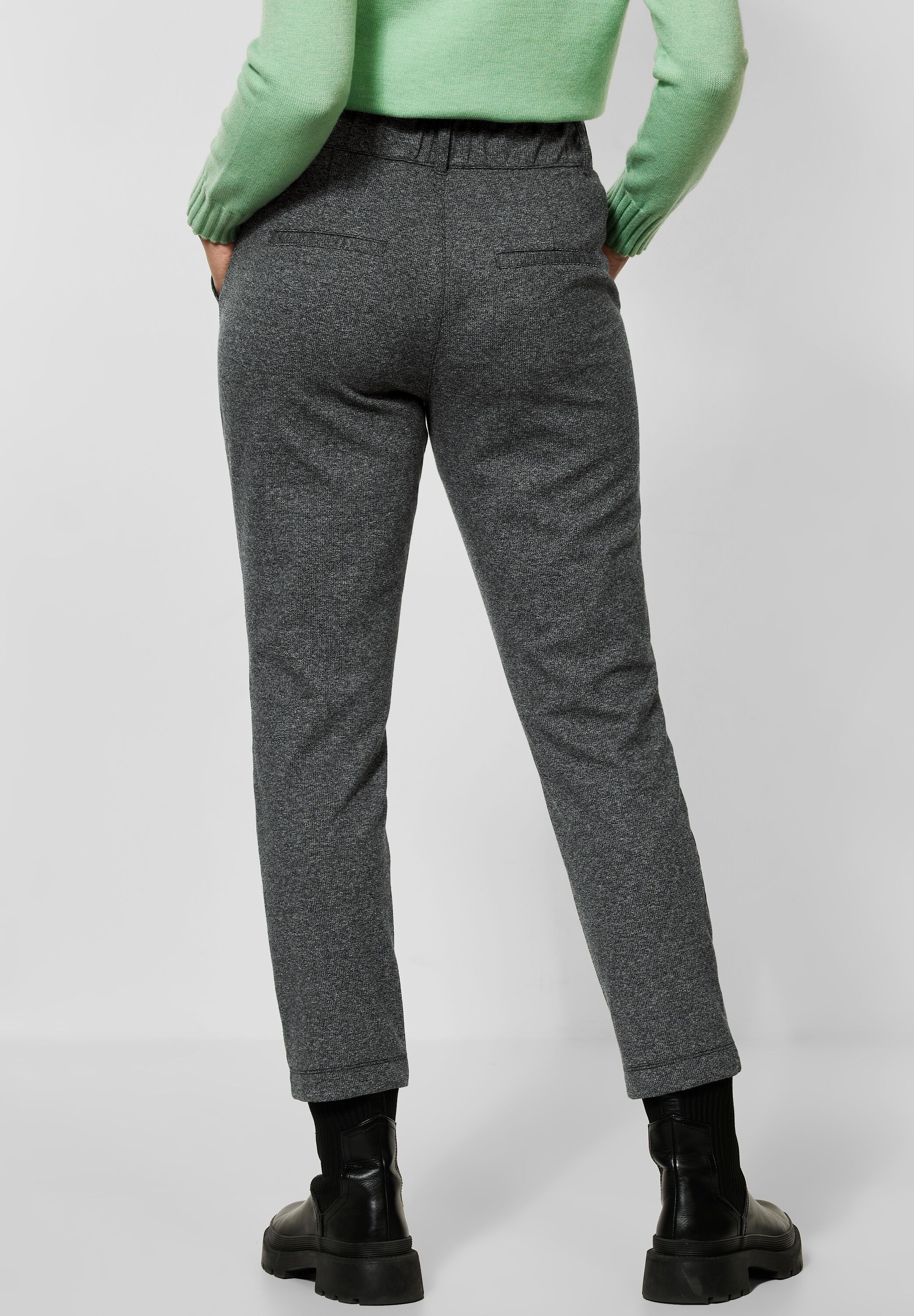 STREET ONE Paperbag-Hose, High Waist
