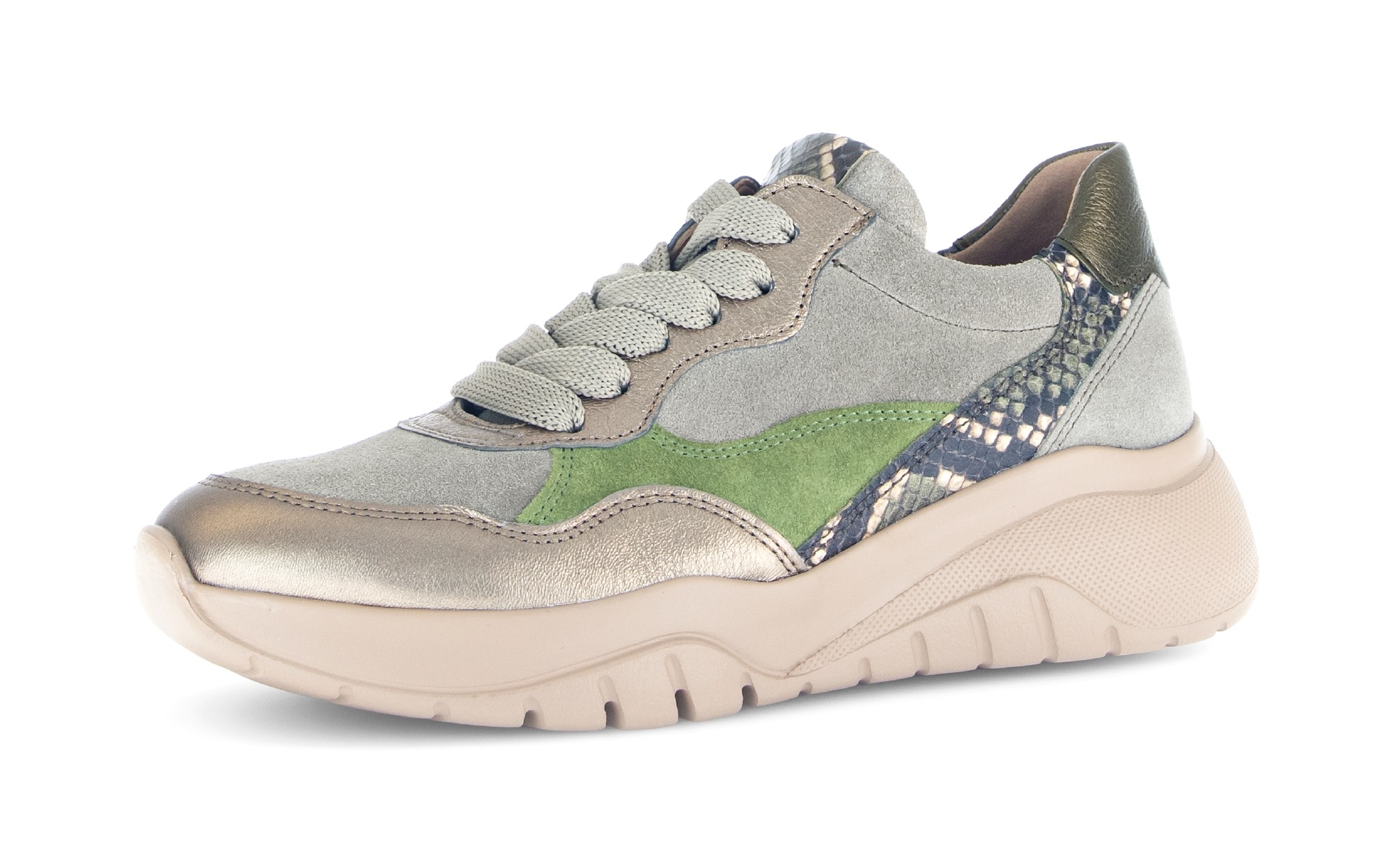Gabor Plateausneaker, Schnürschuh, Halbschuh mit modischen Kontrastbesätzen günstig online kaufen