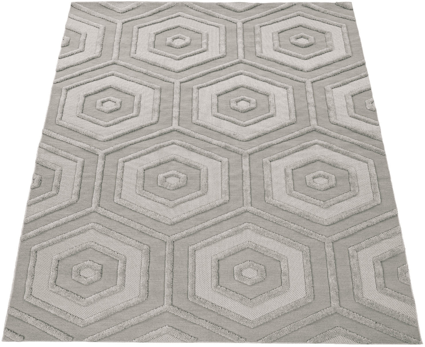 Paco Home Teppich »Illusion 326«, rechteckig, Flachgewebe, Blätter Motiv,  In- und Outdoor geeignet kaufen | BAUR