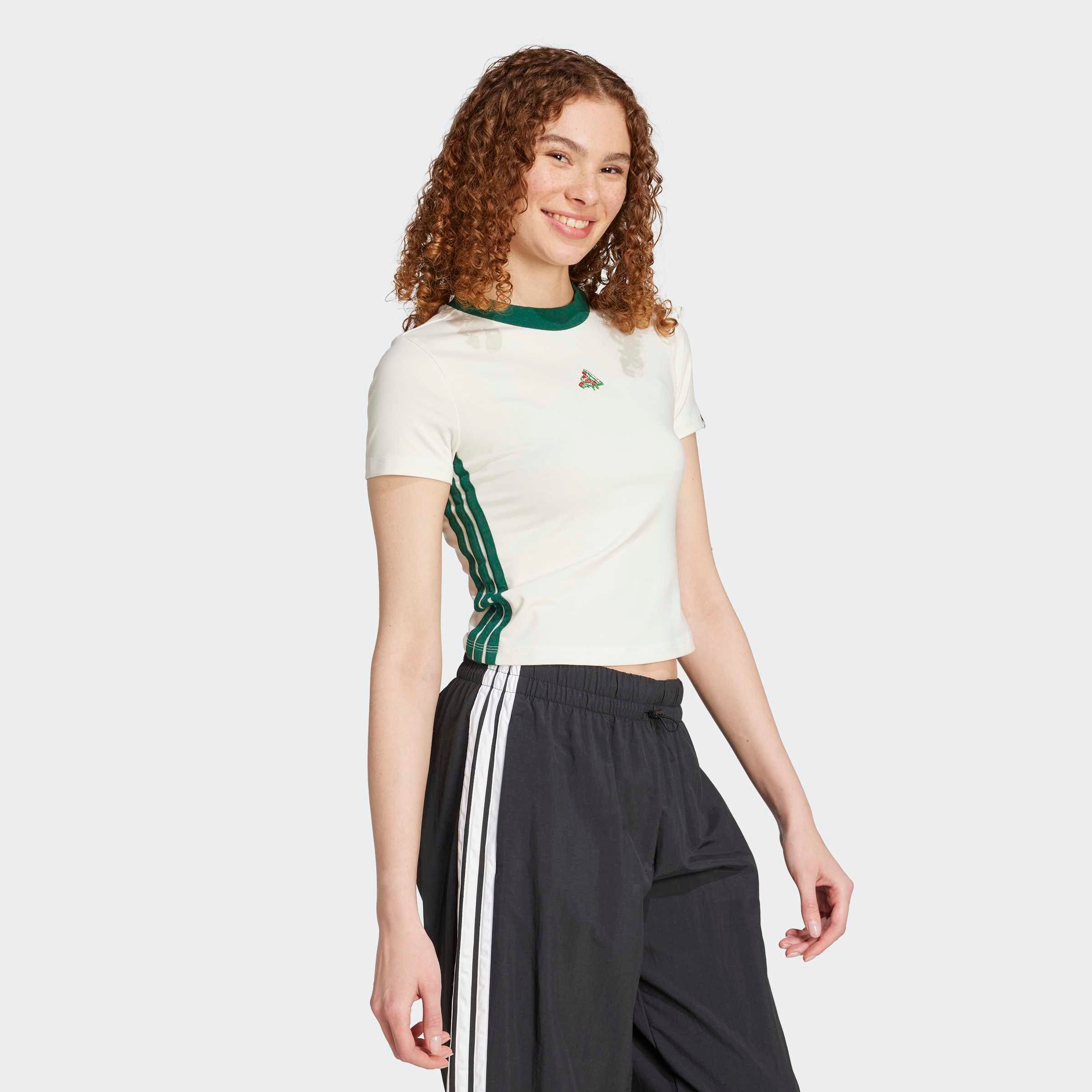 adidas Sportswear T-Shirt "PIZZA TEE" aus Baumwolljersey mit Elasthan, pfle günstig online kaufen