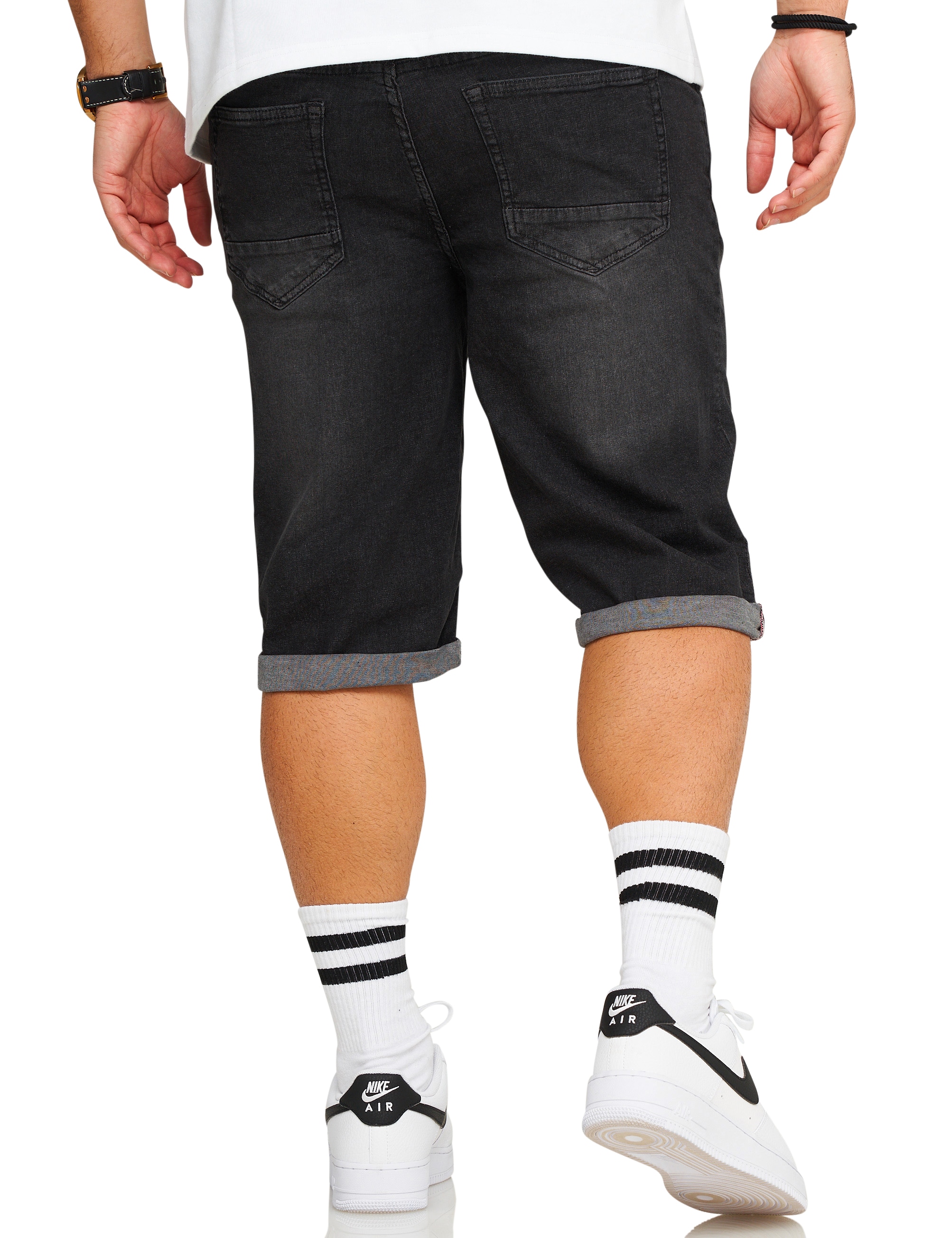 SOULSTAR Shorts »SOULSTAR Shorts S2ALOJA«  Herren Kurze Hose Jeans Shorts Bermuda Stretch Regular-Fit
