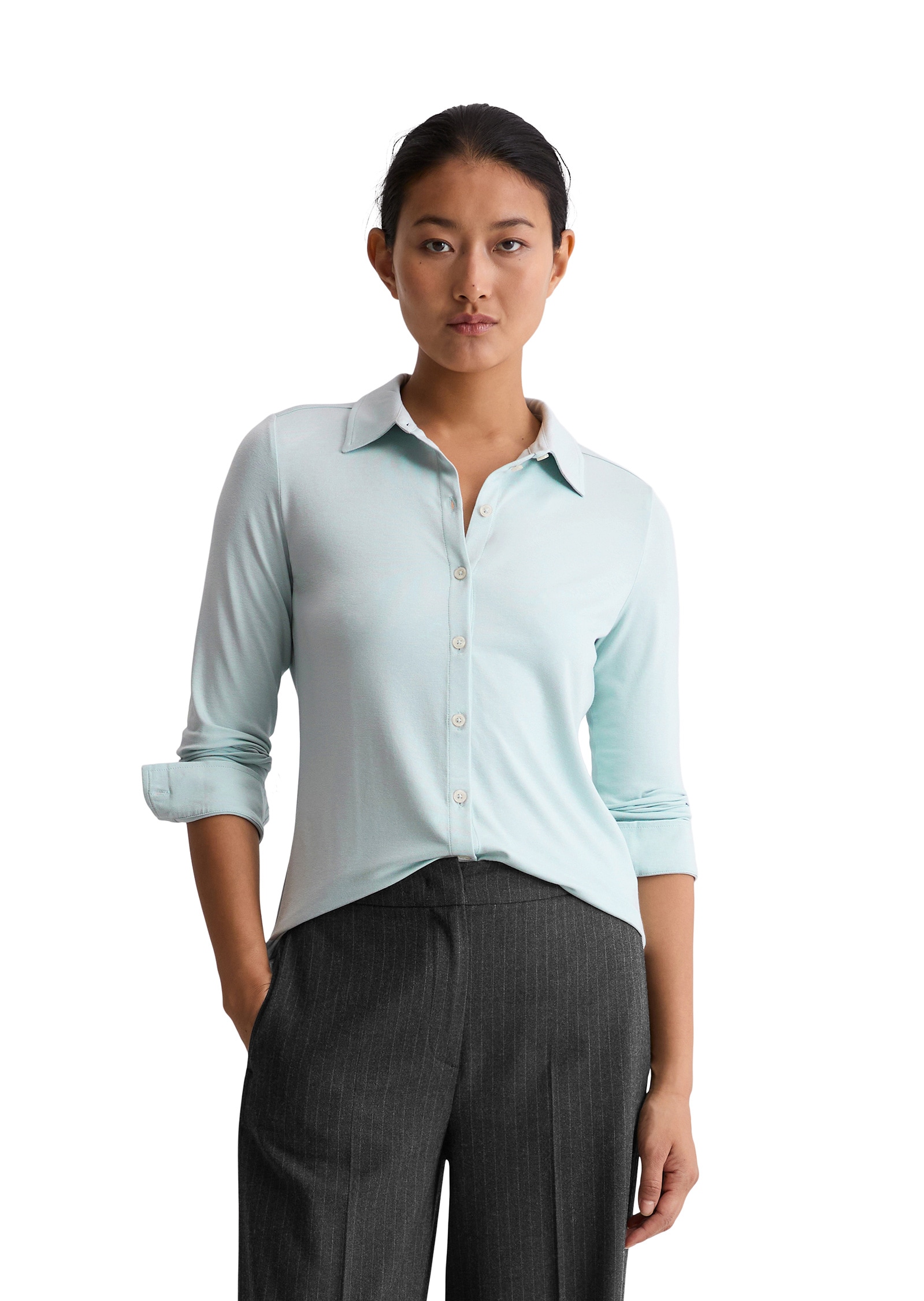 Marc OPolo Blusenshirt "aus LENZING™ ECOVERO™" günstig online kaufen