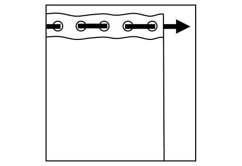 Thumbnail - Weckbrodt Vorhang "Lotta", (1 St.), blickdicht mit transparenten Organza-Streifen,glänzend, Gardine, Store
