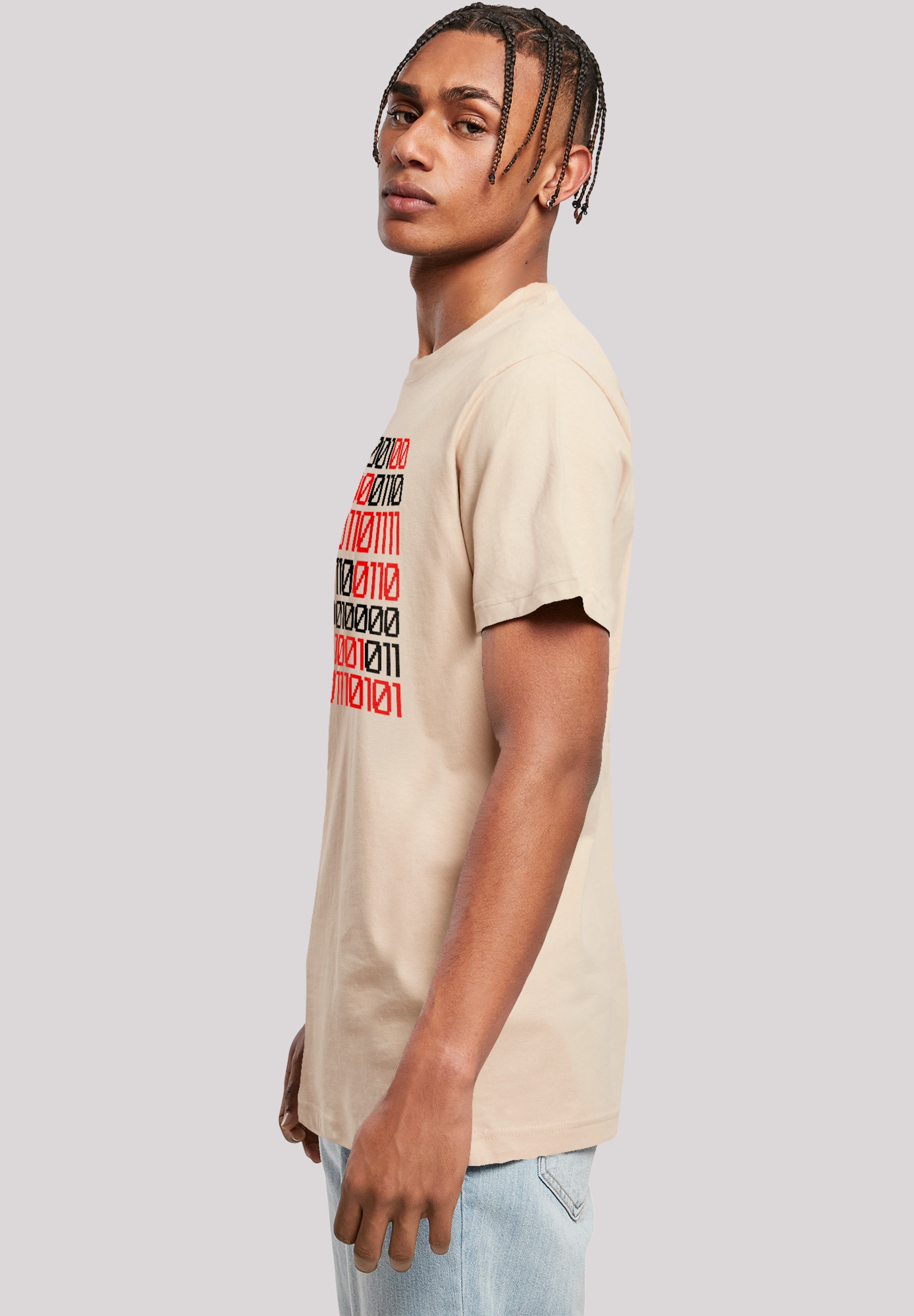 F4NT4STIC T-Shirt »I love you 01001001 Binary Code Valentinstag«, Premium Qualität