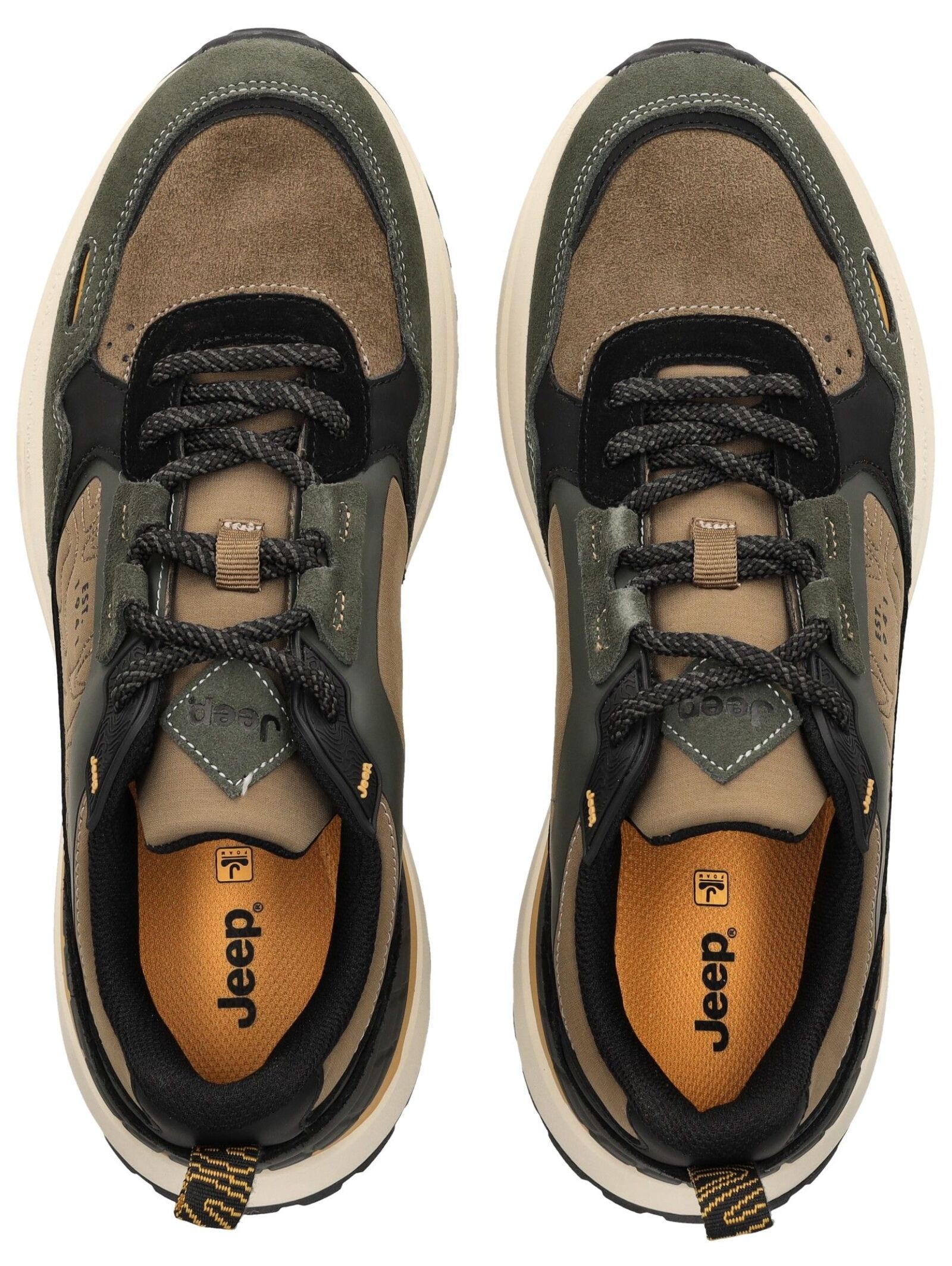 Jeep Sneaker »Jeep Sneaker Lederimitat/Textil«