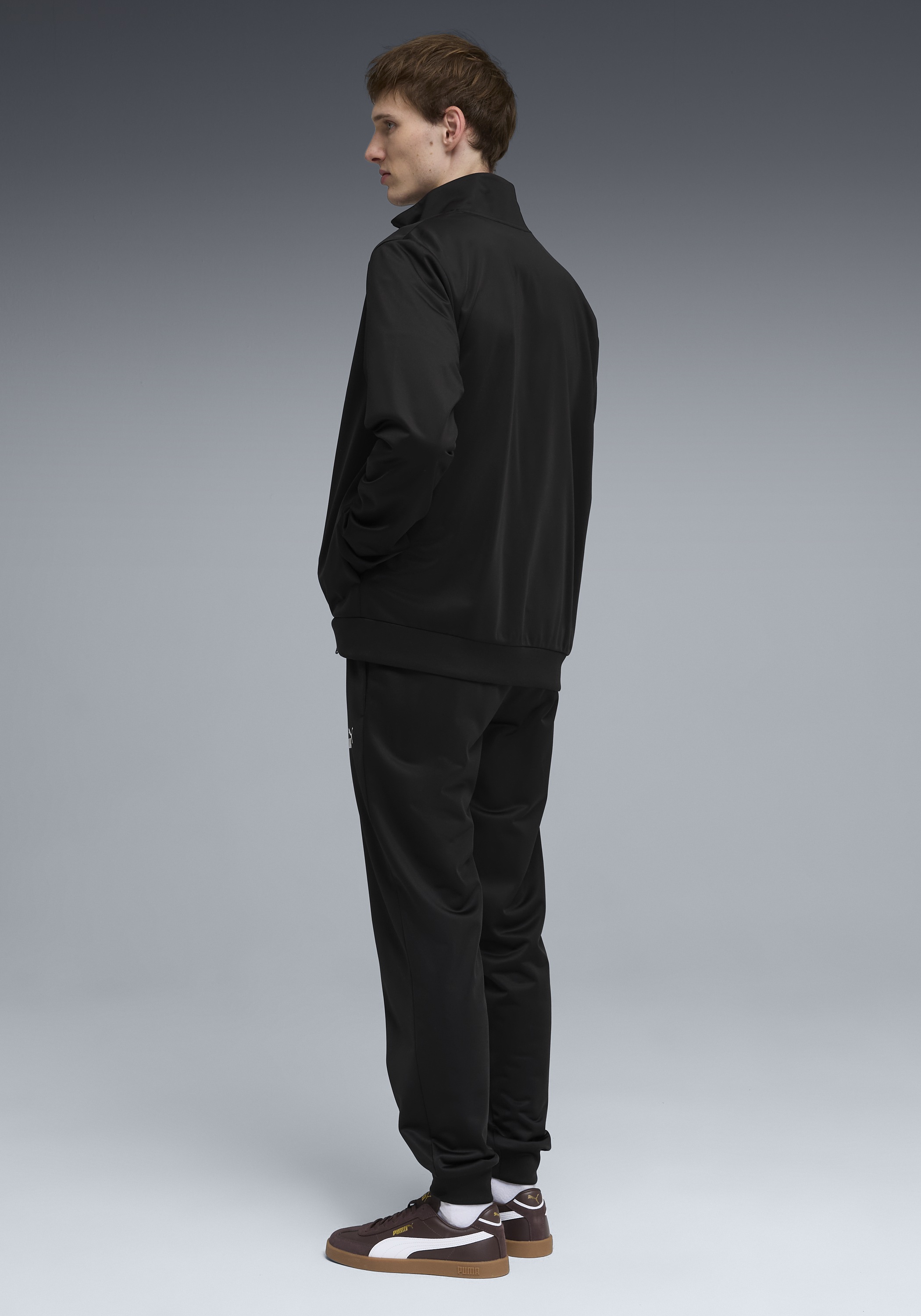 PUMA Trainingsanzug »ESS POLY SUIT« 2 tlg. für vielseitige Sportmode, Regular Fit, ohne Kapuze