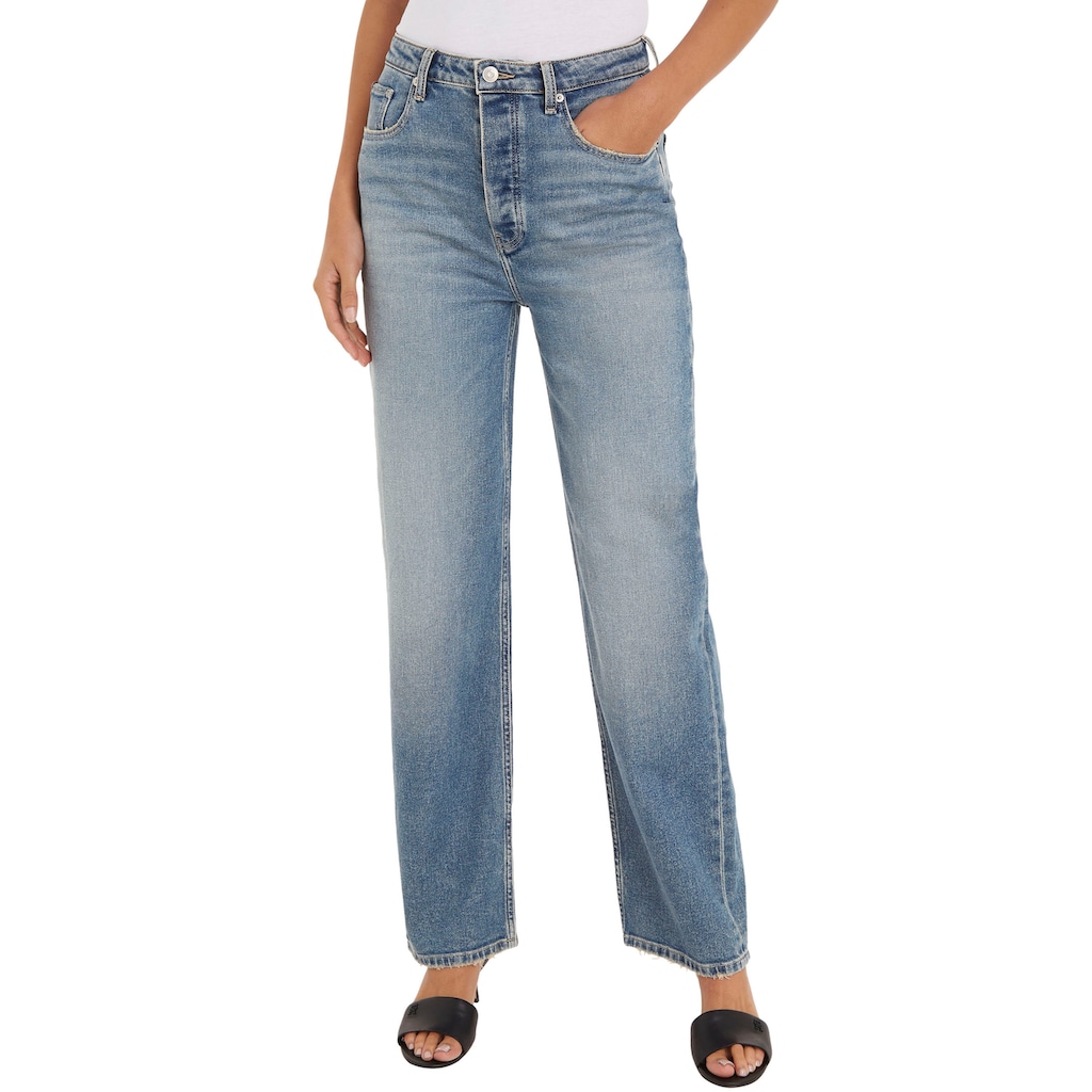 Tommy Hilfiger Straight-Jeans »RELAXED STRAIGHT HW LIV«