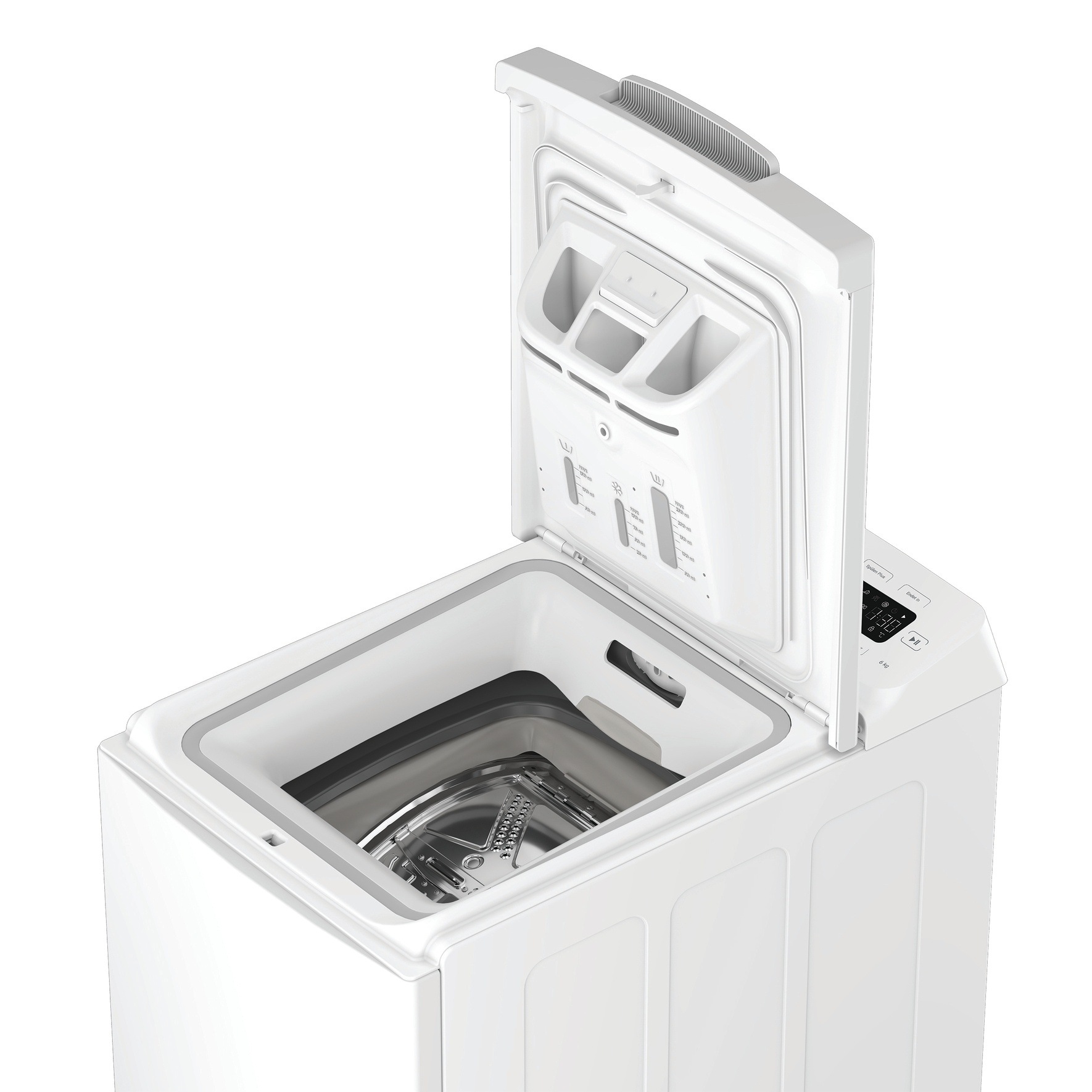 Privileg Waschmaschine Toplader »PWT 6B MY TIME« 6 kg 1200 U/min Quick cycles – 5 Programme in unter 1 Stunde
