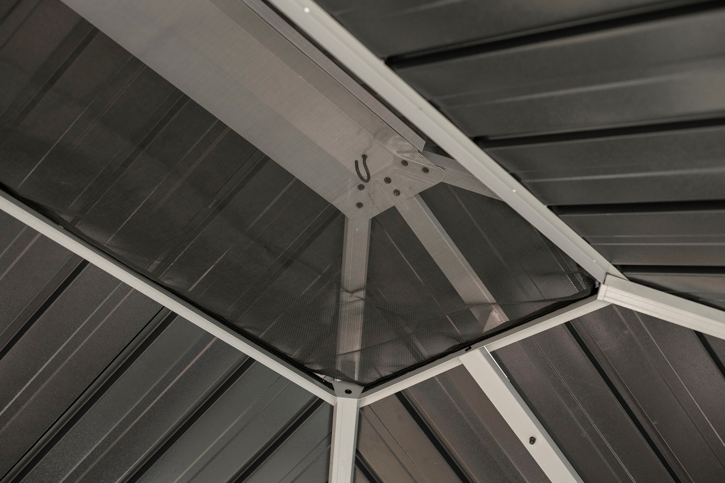 Thumbnail - Sojag Pavillon ""Olan 1014"", (Set), aus Aluminium, mit Wintergarten, inkl. Moskitonetzen