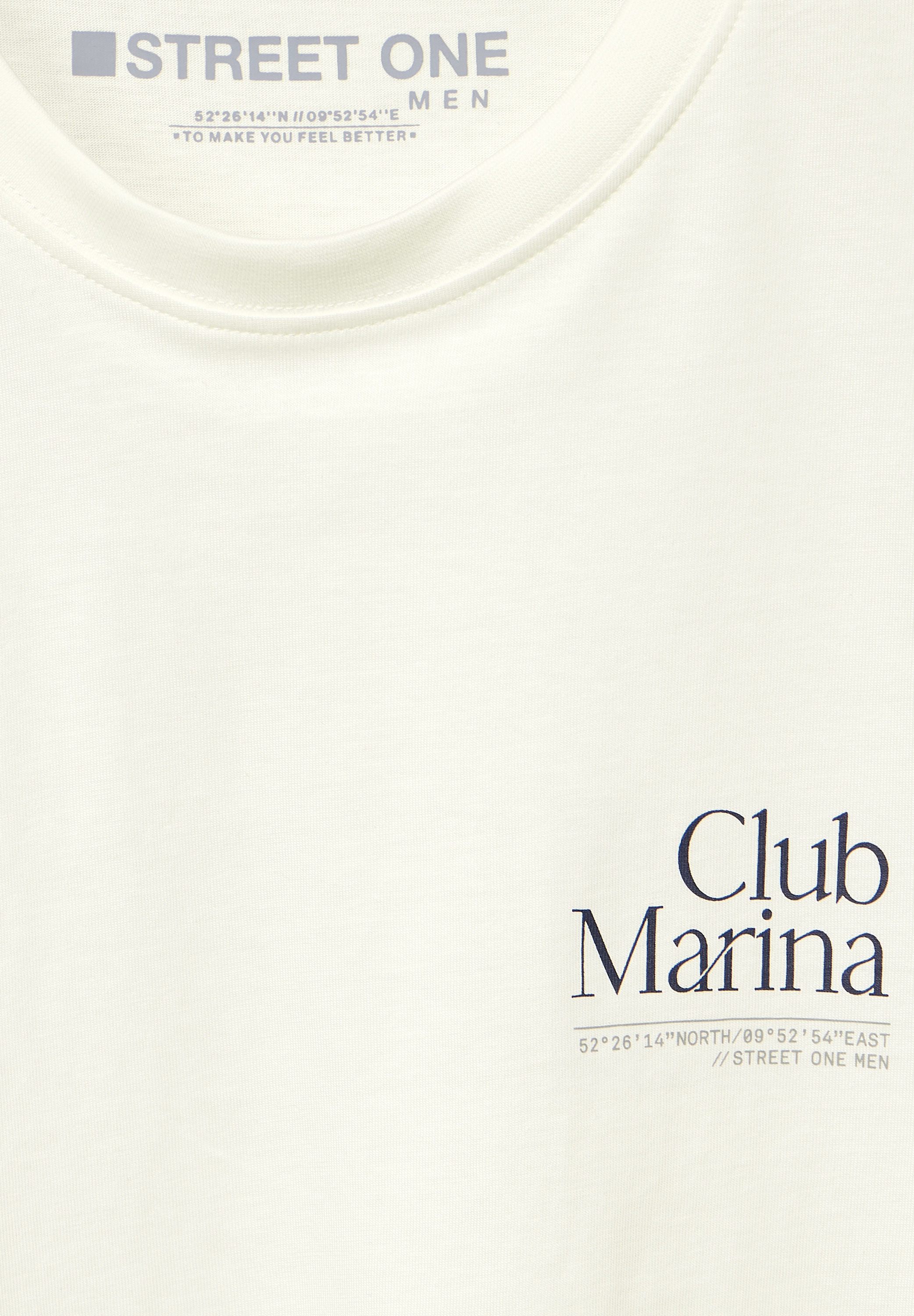 STREET ONE MEN T-Shirt, aus reiner Baumwolle