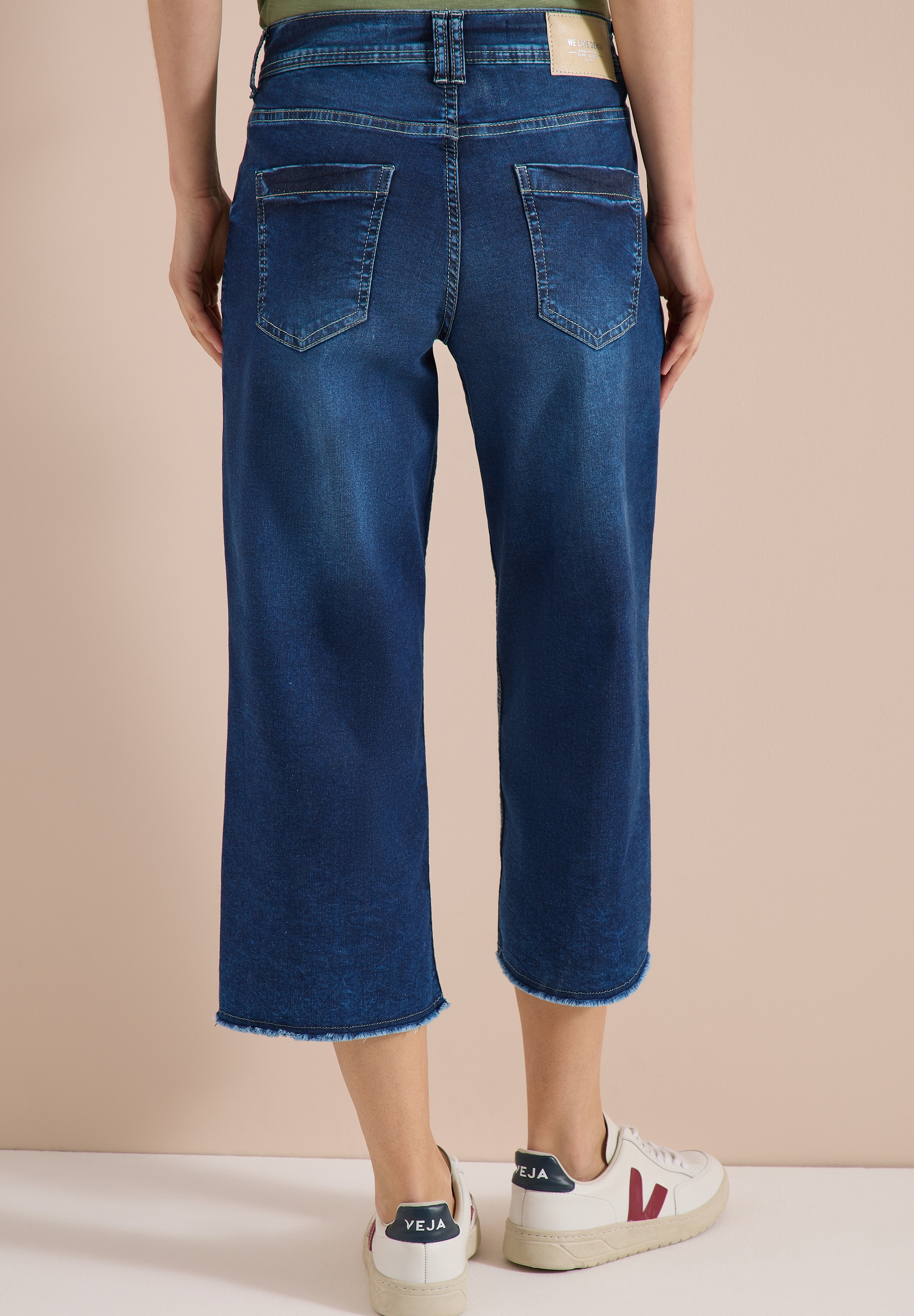 Cecil 3/4-Jeans »Style Neele« im Loose Fit - ausgefranste Beinabschlüsse/mit Stretch
