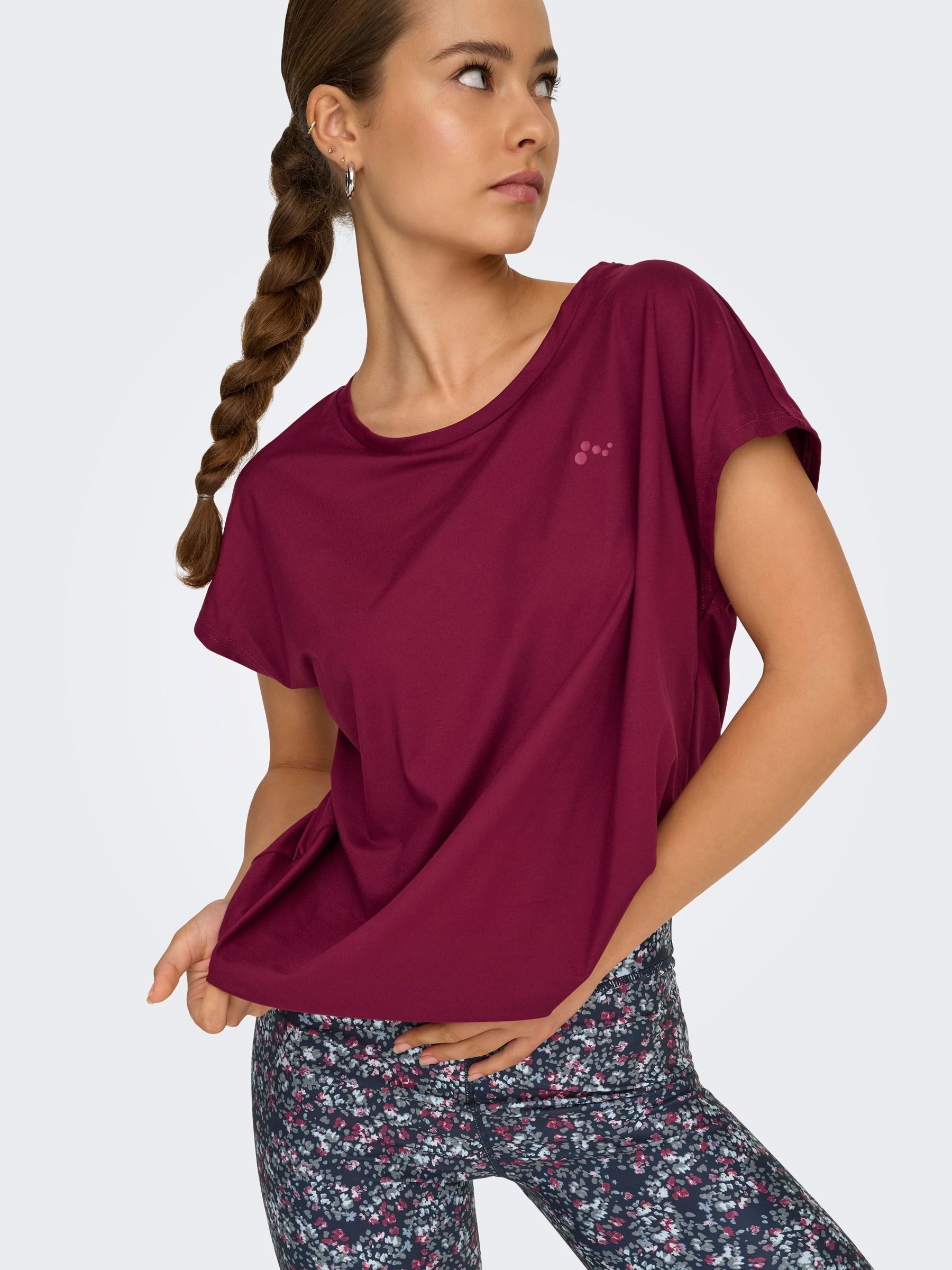 Thumbnail - ONLY Play Trainingsshirt "ONPAUBREE SS LOOSE TRAIN TEE - NOOS"