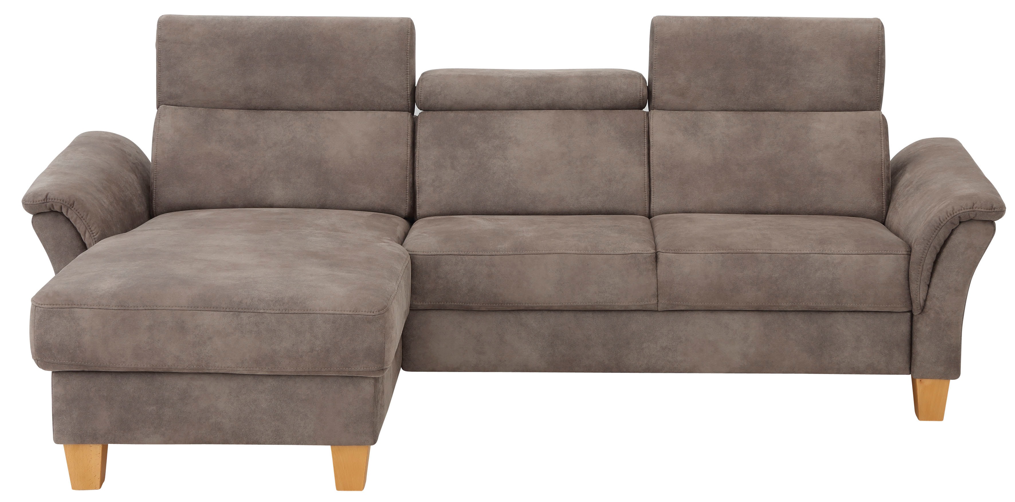 OTTO home Ecksofa "Conville L-Form" Federkern, wahlweise mit Schlaffunktion und Bettkasten bzw. Stauraum