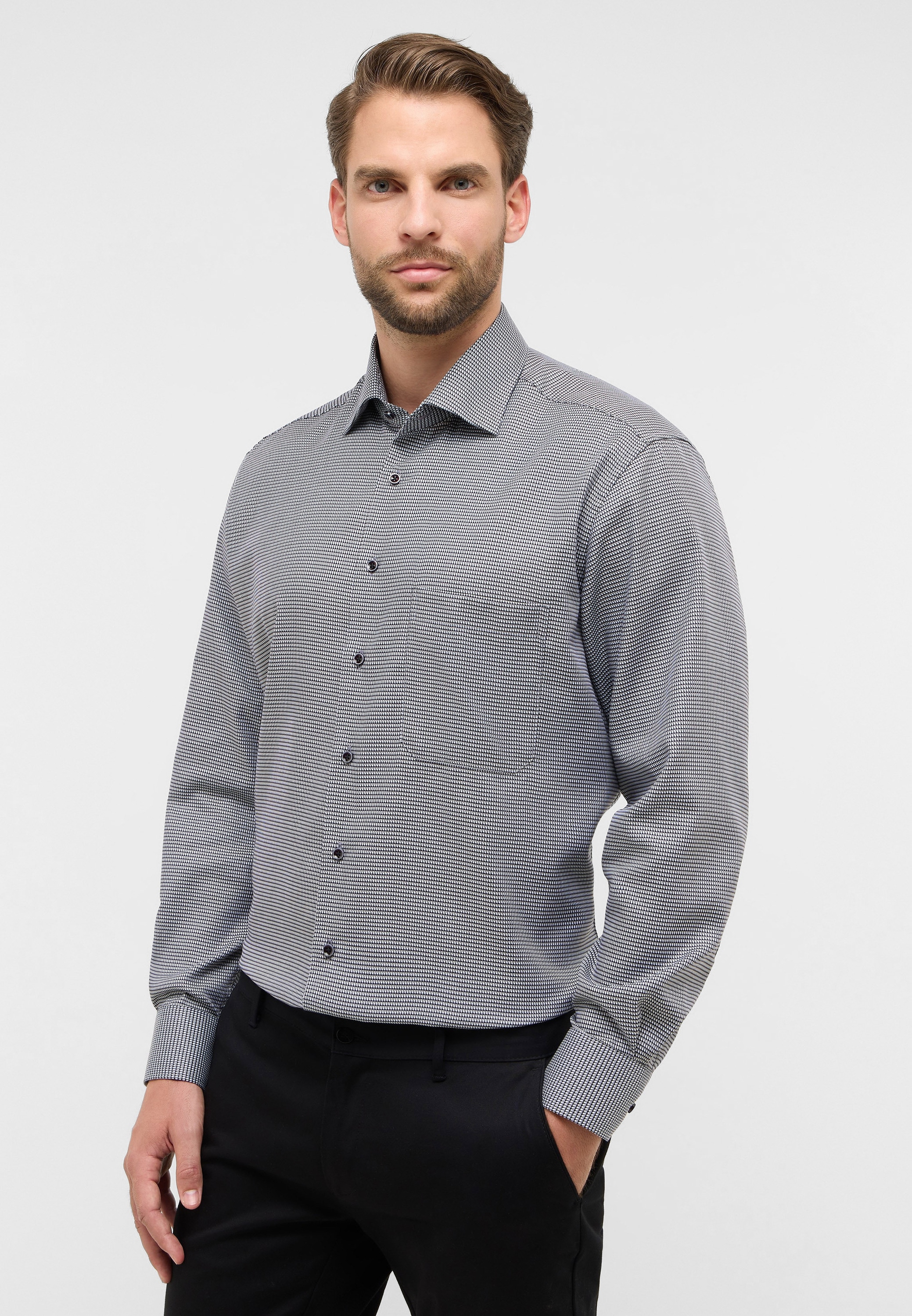 Eterna Langarmhemd "COMFORT FIT", NON IRON (bügelfrei) günstig online kaufen