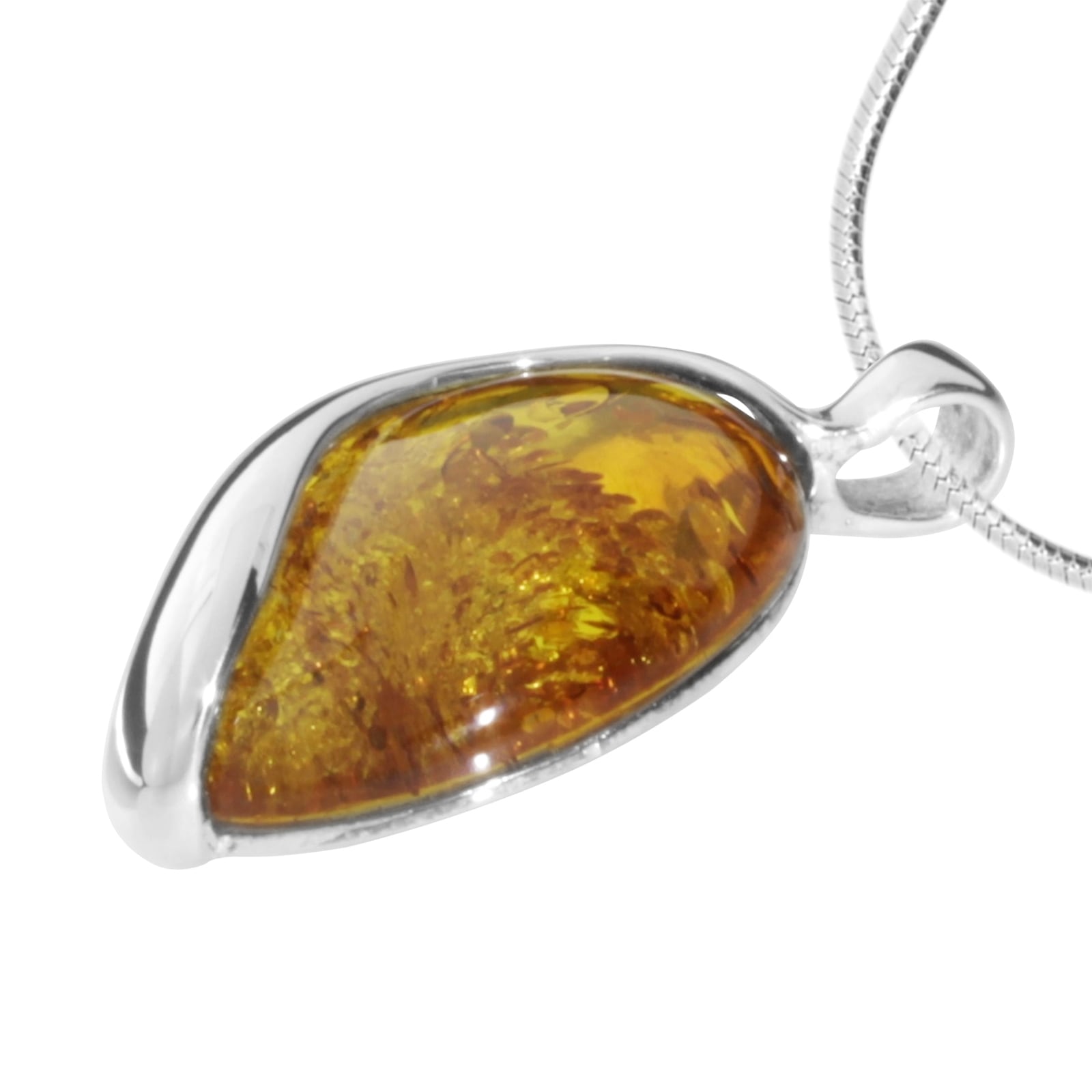 OSTSEE-SCHMUCK Kette mit Anhänger »Ostsee-Schmuck Kette mit Anhänger Estefanja«, (2 tlg.)