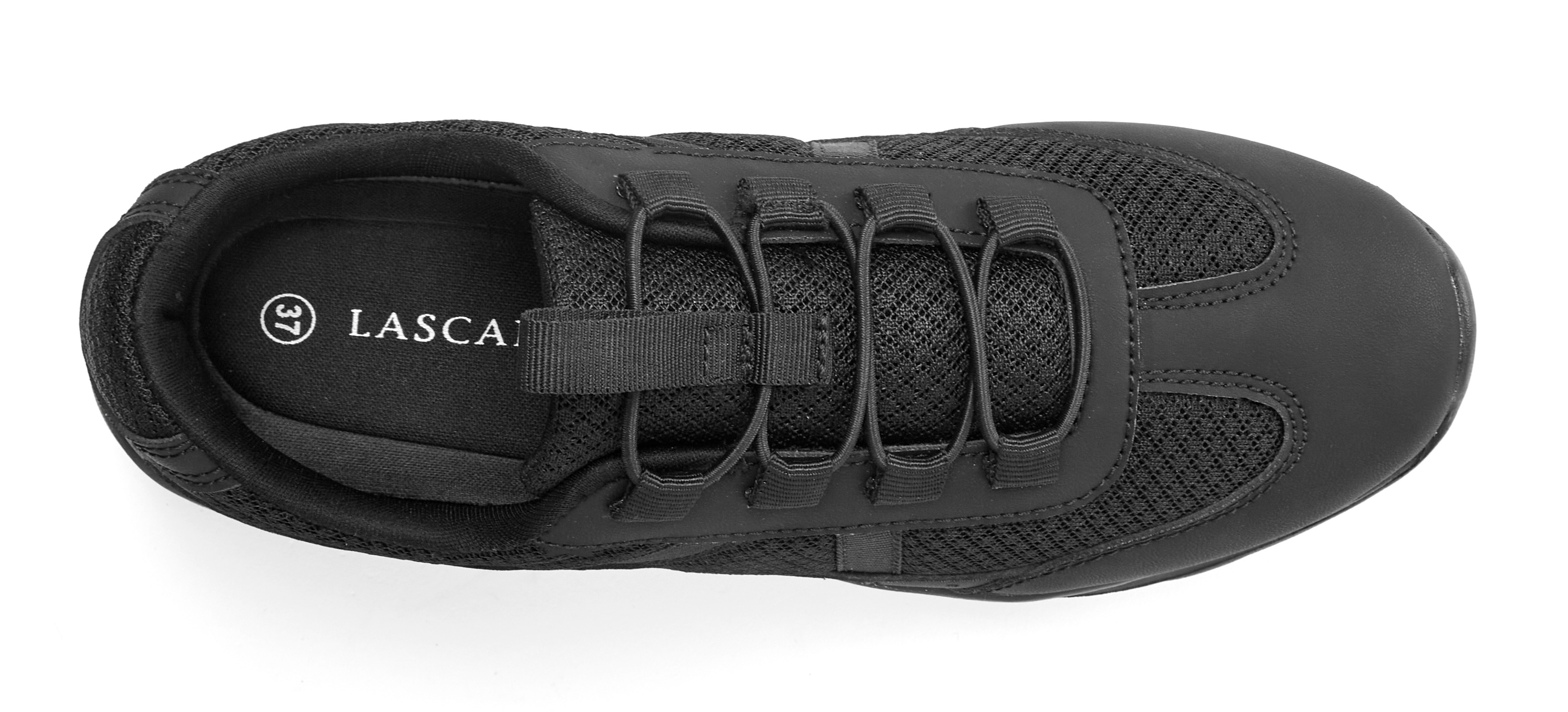 Thumbnail - LASCANA Sneaker "Freizeitschuh, Halbschuh,", zum Reinschlüpfen mit elastischen Schnürbändern VEGAN