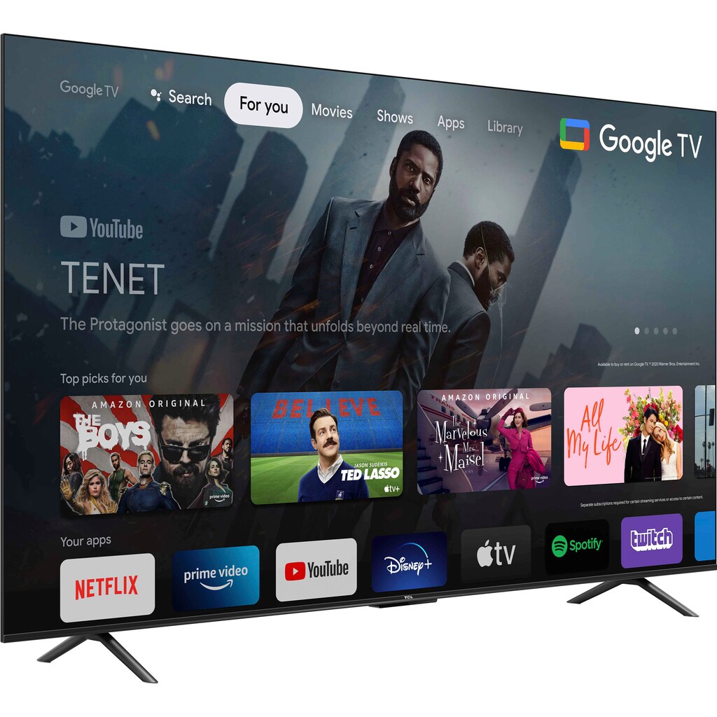 TCL LED-Fernseher »75P631X2«, 189 cm/75 Zoll, 4K Ultra HD, Android TV-Google TV-Smart-TV