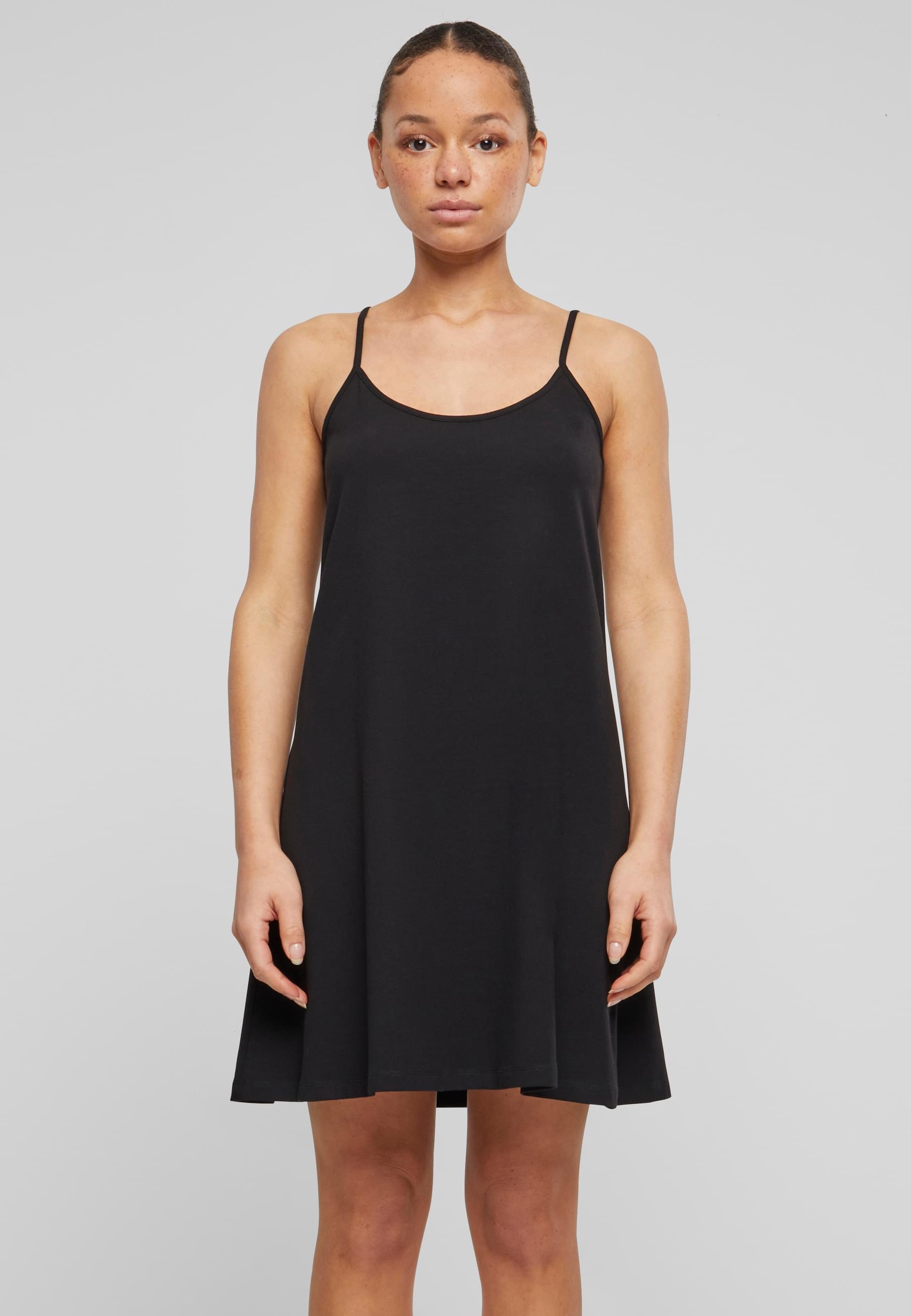 URBAN CLASSICS Shirtkleid »Urban Classics Damen Ladies Stretch Jersey Hanger Dress«, (1 tlg.)