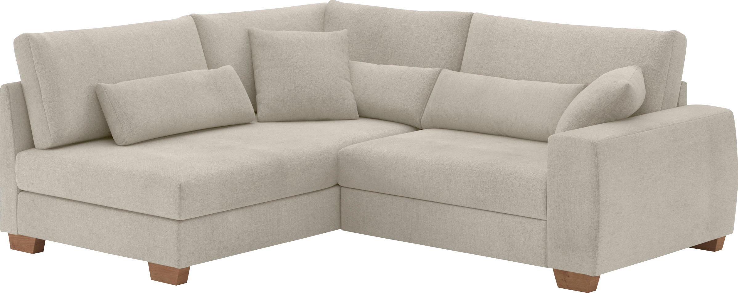 Mr. Couch Ecksofa »Helena L-Form«, Mit Federkern, wahlweise mit Bettfunktion und Taschenfederkern