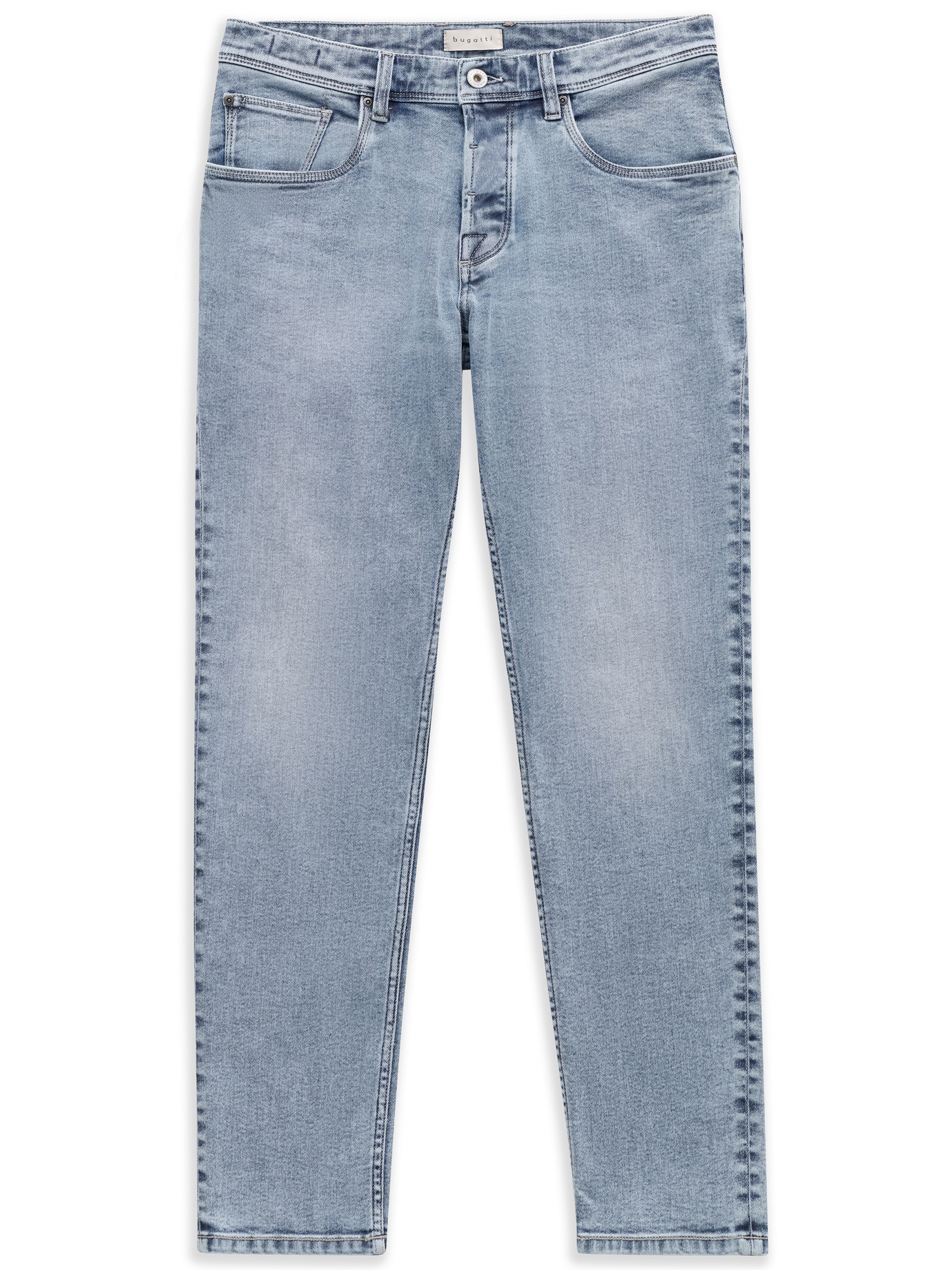 bugatti "Slim Fit" Slim Fit Candiani Denim Used Wash