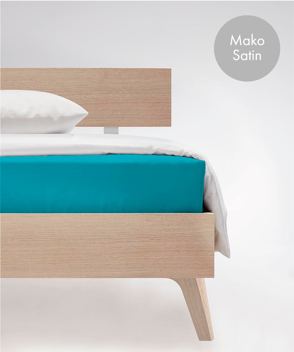 fleuresse "Colours in Gr. 90x200, 140x200 oder 180x200 cm" Mako Satin, für Matratzen bis 23 cm Höhe, Bettlaken, Spannbetttuch