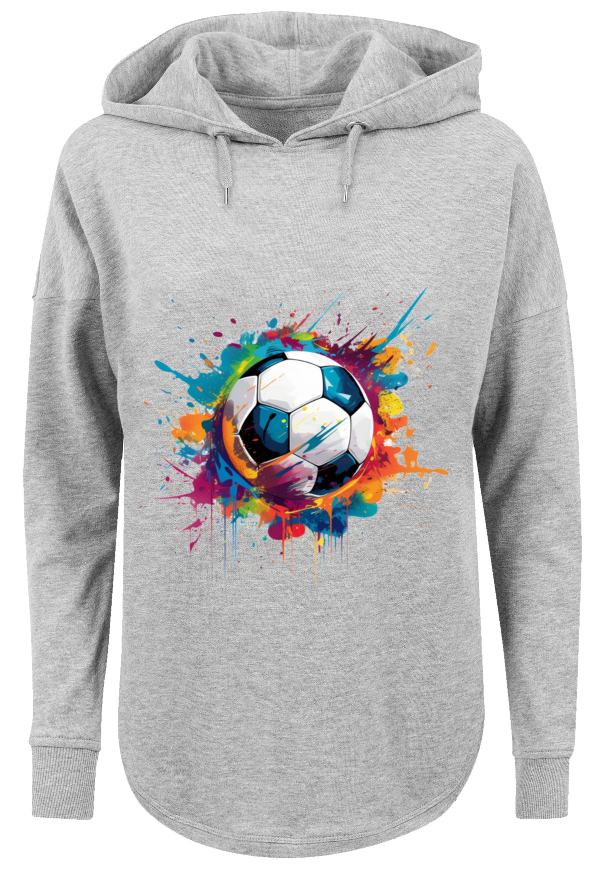 F4NT4STIC Kapuzenpullover »Bunte Fußball Grafik«, Premium Qualität