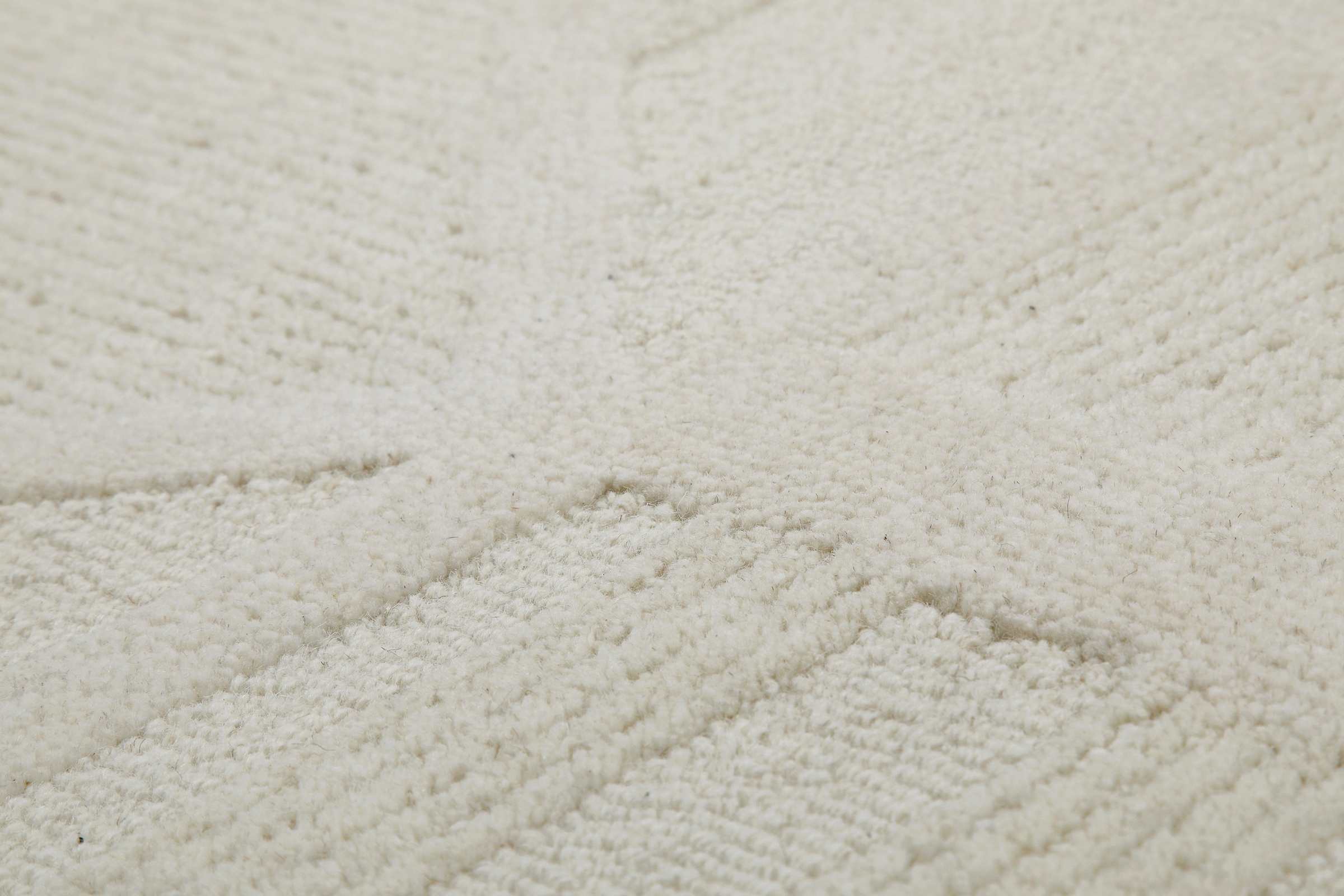 Wecon home Wollteppich »Hamptons FIVETEEN«, rechteckig, 15 mm Höhe, Läufer, Schurwolle, Kurzflor, Wohn- & Schlafzimmer, Hoch-Tief-Effekt