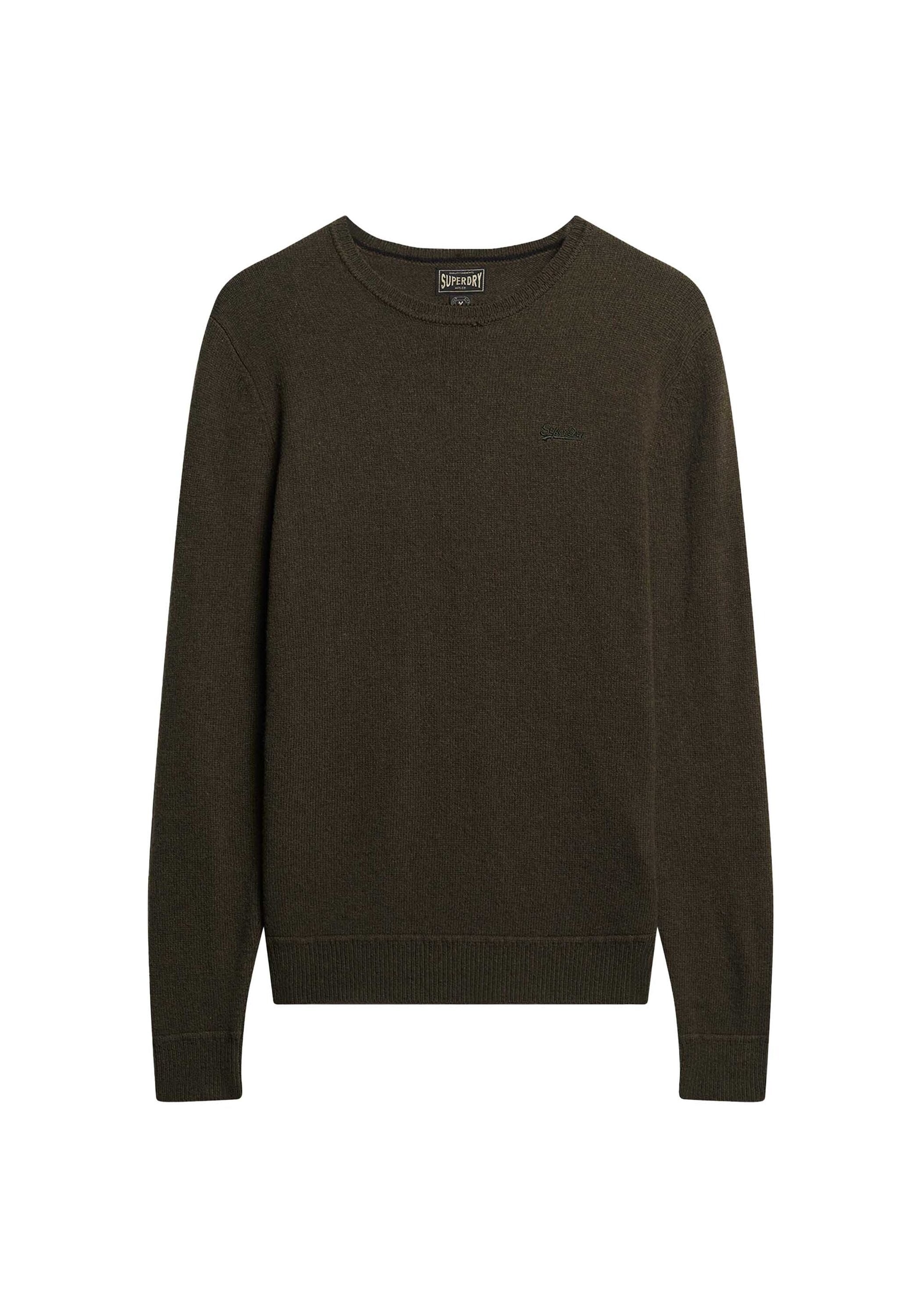 Superdry Sweatshirt "Strickpullover ESSENTIAL SLIM FIT CREW JUMPER" günstig online kaufen