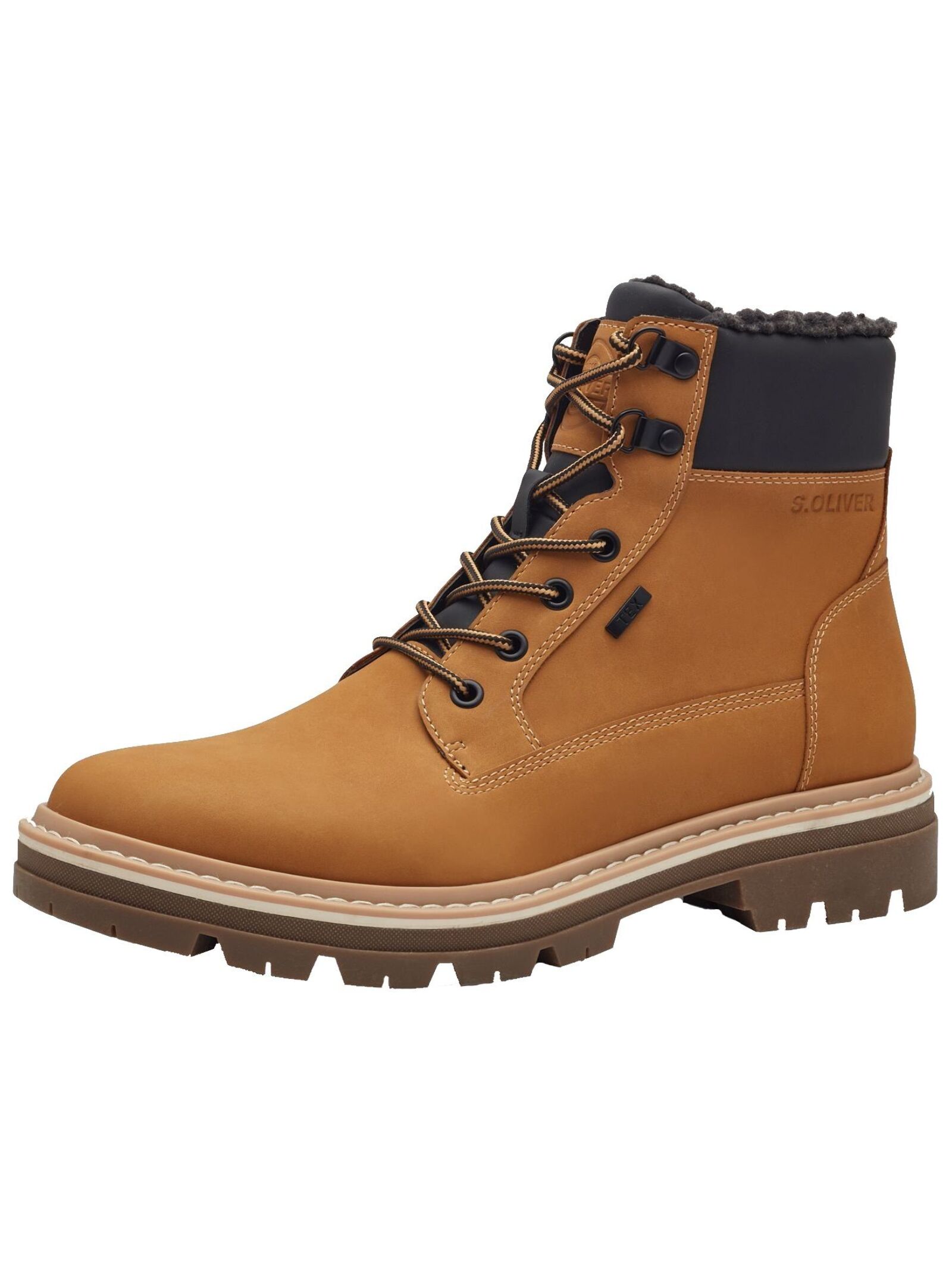 S.Oliver Schnürstiefelette "s.Oliver Stiefelette Lederimitat"