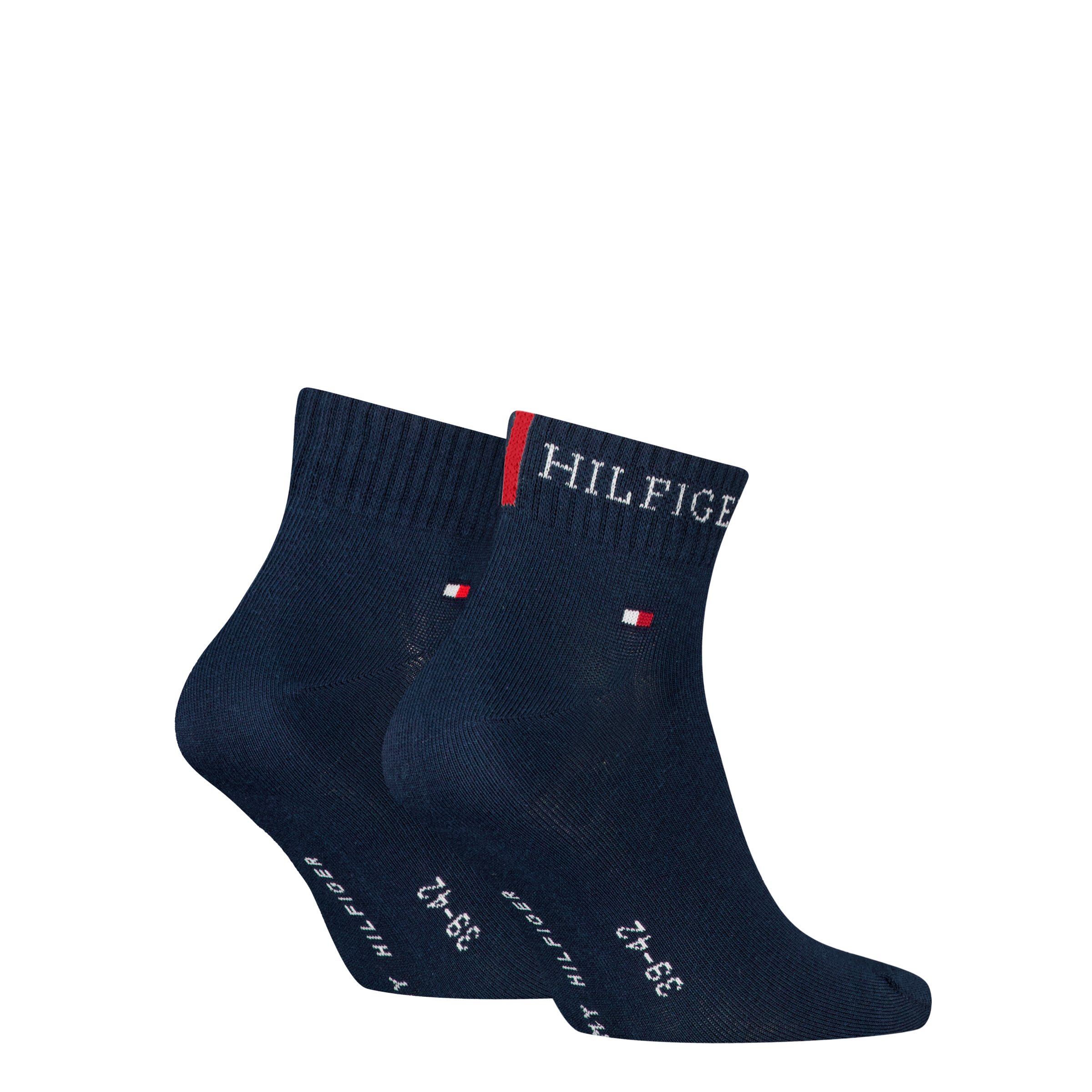 Tommy Hilfiger Kurzsocken TH MEN QUARTER 2P HILFIGER TAB (2 Paar) Logo-Flag günstig online kaufen