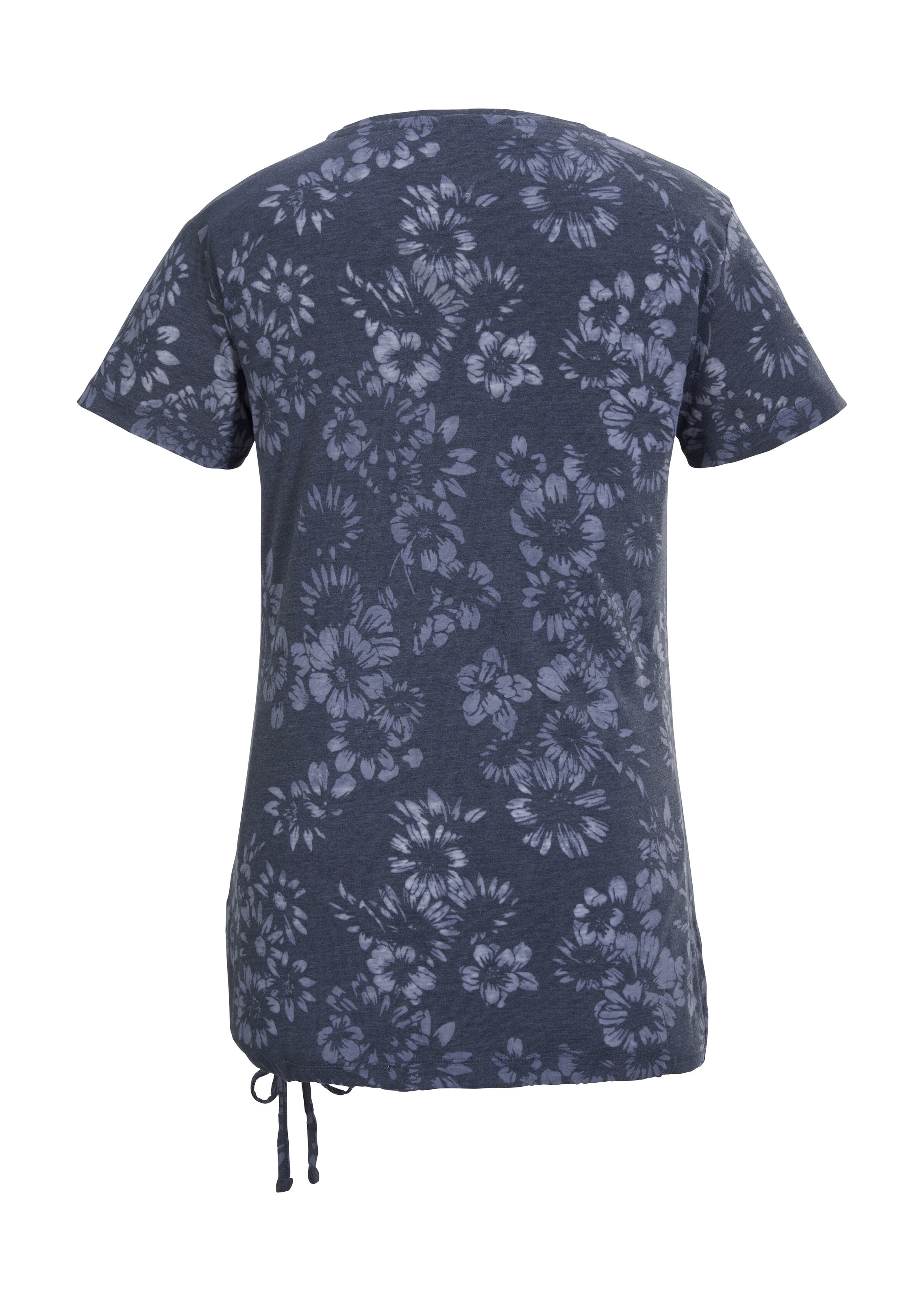 G.I.G.A. DX by killtec T-Shirt »GS 44 WMN TSHRT«, Leichtes Damen T-Shirt mit floralem Print und verstellbarem Saum