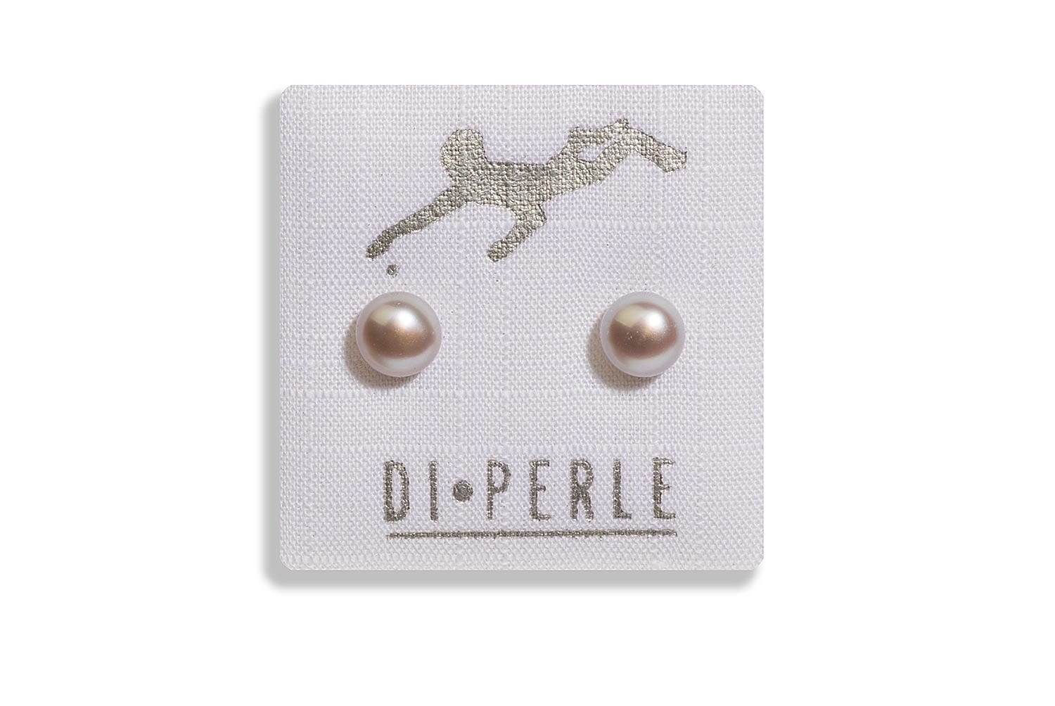 DI PERLE Damen Paar Ohrstecker "Damen Perlenschmuck 585 Gelbgold Süsswasser Perlen Ohrstecker", Damen, Gelbgold 585 Gold, grau, Gelbgold 585, Gold,