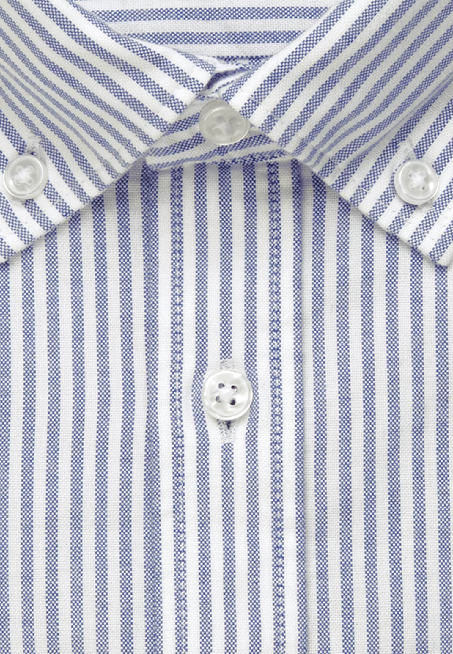 seidensticker Businesshemd »Regular«, Regular Langarm Button-Down-Kragen Streifen