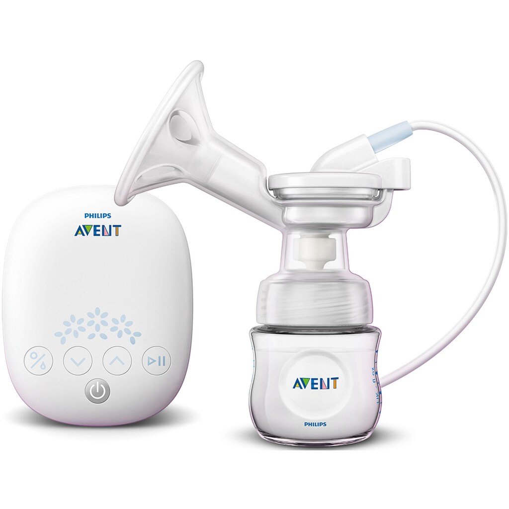 Philips AVENT Elektrische Milchpumpe »SCF301/02«, EasyComfort mit 120ml Naturnah-Flasche