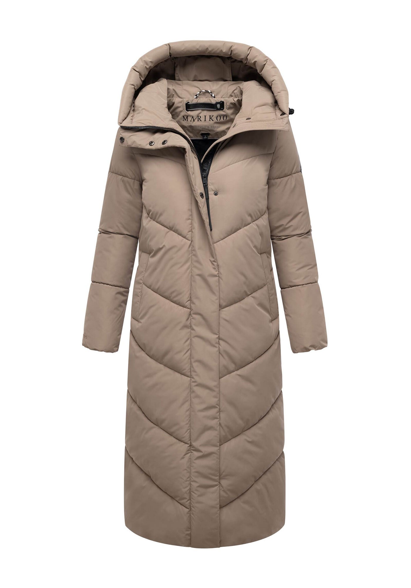 Marikoo Winterjacke »Ranja«, extra langer Damen Winter Steppmantel