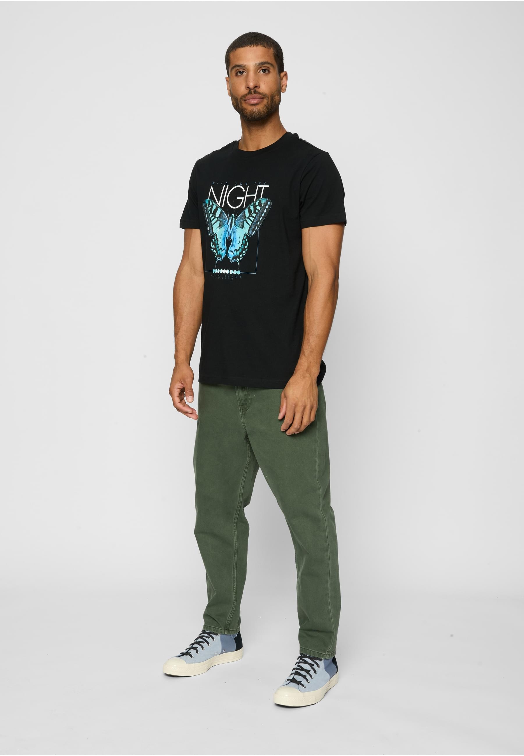 MisterTee T-Shirt »MisterTee Herren 3 Butterflies Tee«, (1 tlg.)