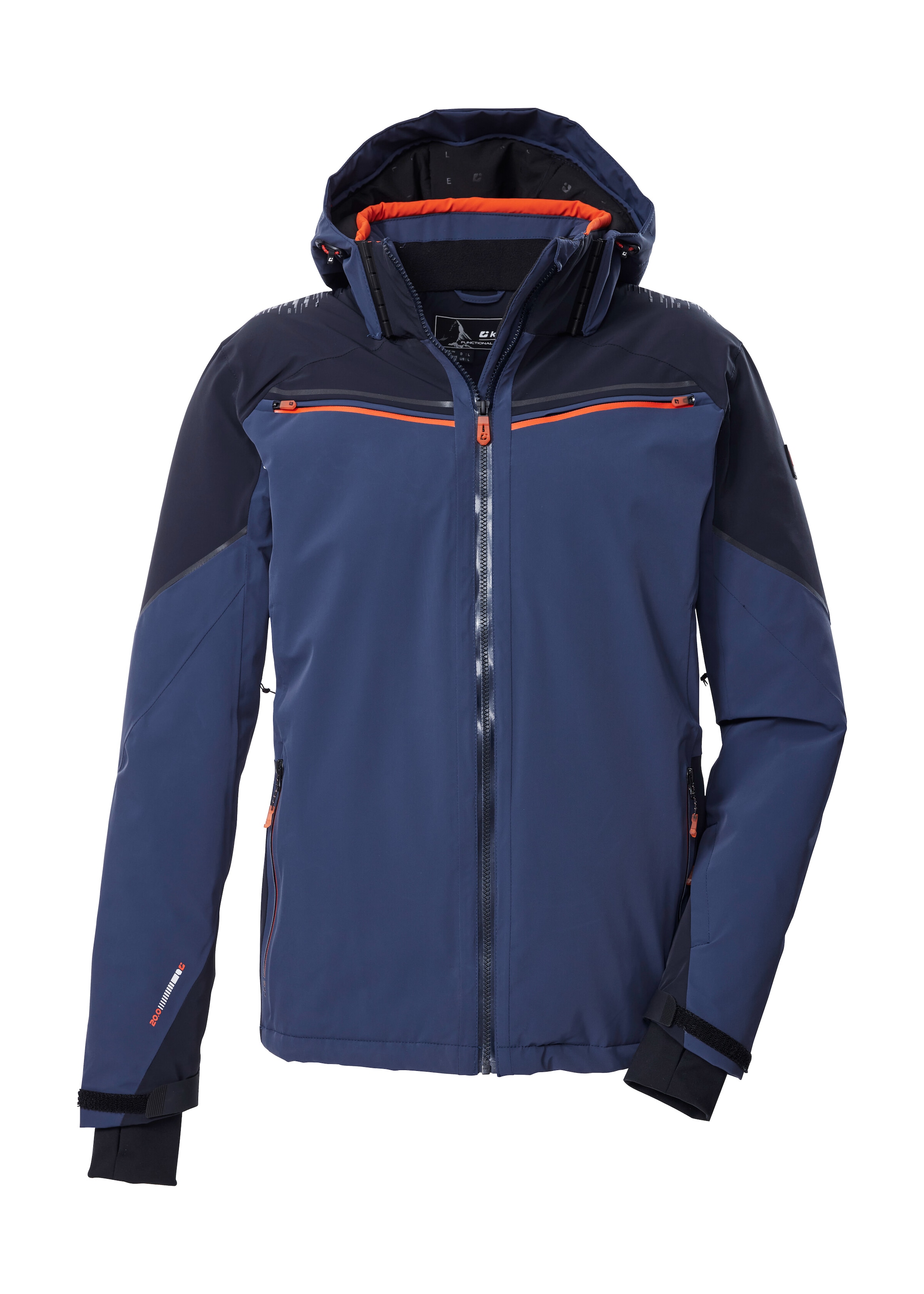 Killtec Skijacke »KSW 51 MN SKI JCKT« Herren Funktionsjacke: wasserdicht, atmungsaktiv, 4-Wege-Stretch